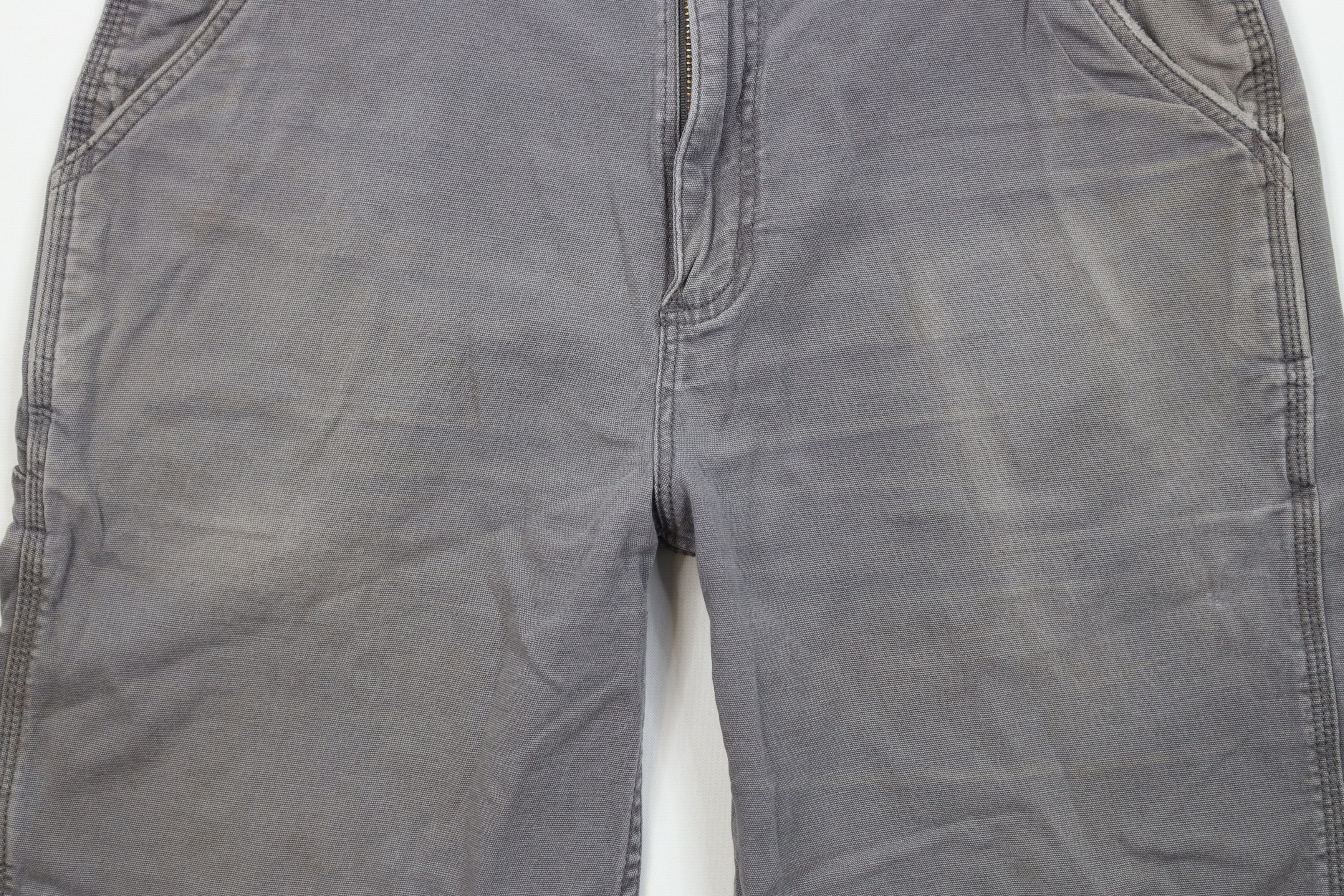 Carhartt Vintage Y2K Carhartt Spell Canvas Relaxed Fit Shorts Gray Size US 34 / EU 50 - 3 Thumbnail