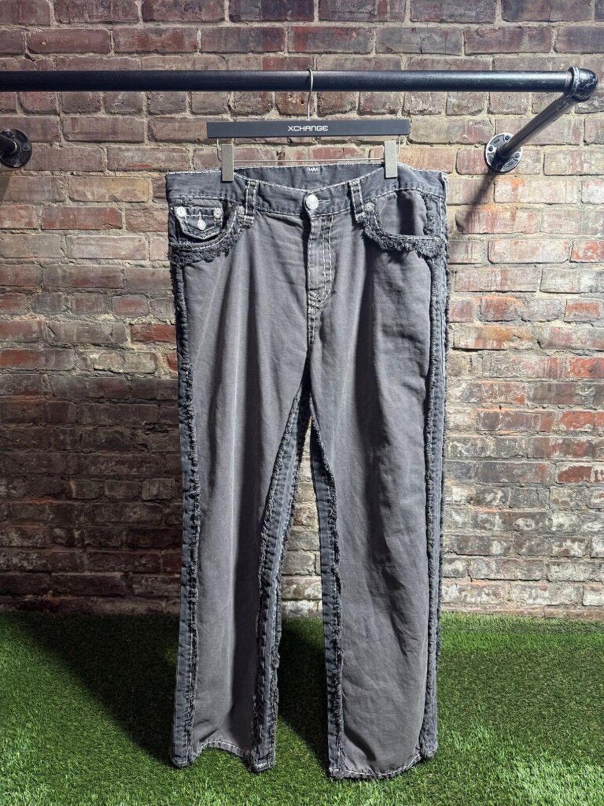 True Religion True Religion x Blu Boy Grey Jeans Sz. 38 Size ONE SIZE - 1 Thumbnail