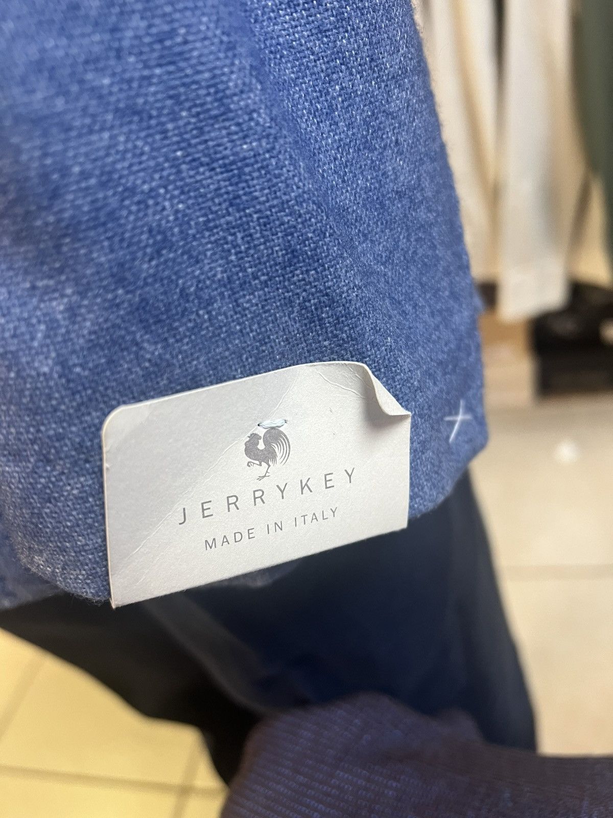 Other JERRY KEY MEN'S SUIT BLAZER JACKET Cashmere Made In Italy Size 38R - 7 Thumbnail
