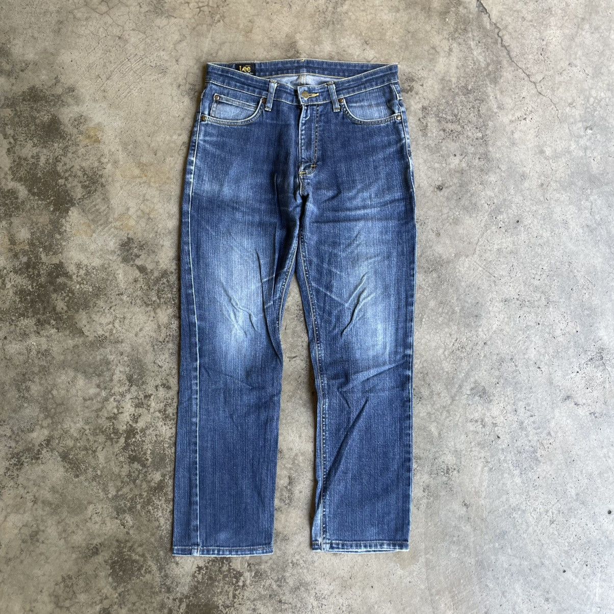 Lee 🔥Vintage Lee Riders Stoned Washed Distress Denim Jeans Size US 30 / EU 46 - 1 Thumbnail