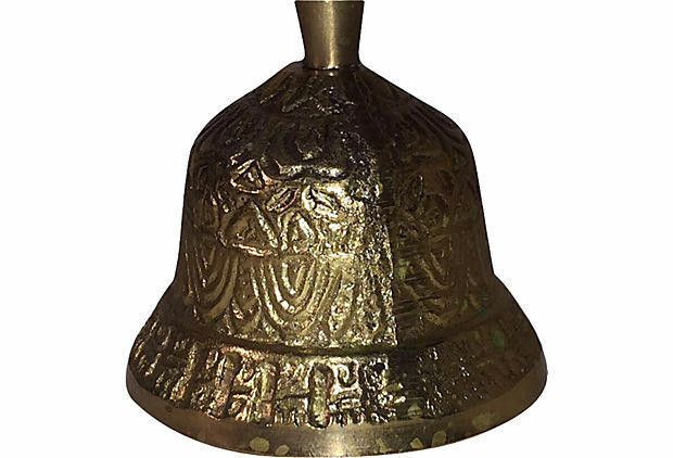 Designer Tibetan Brass Bell Size ONE SIZE - 1 Thumbnail