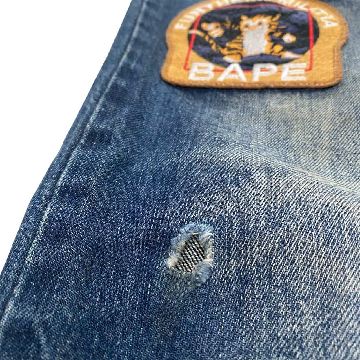 Bape BAPE Slim Fit Patch Work Jeans Size US 34 / EU 50 - 7 Thumbnail