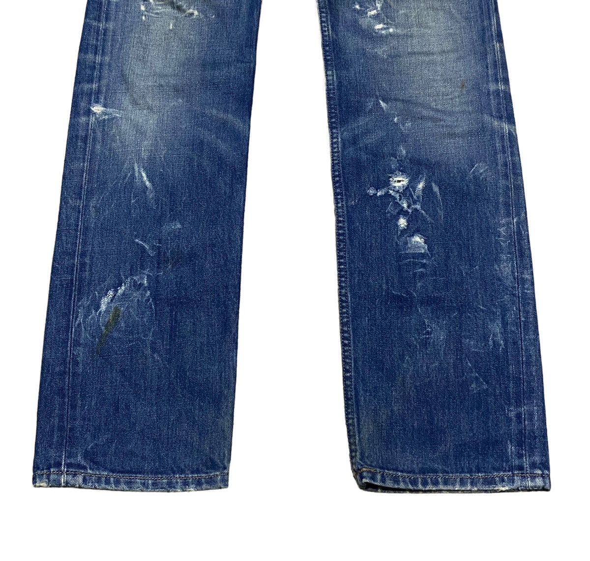Diesel Rare Design Vintage Brand Diesel Ripped Jeans 1990s Size US 27 - 5 Thumbnail