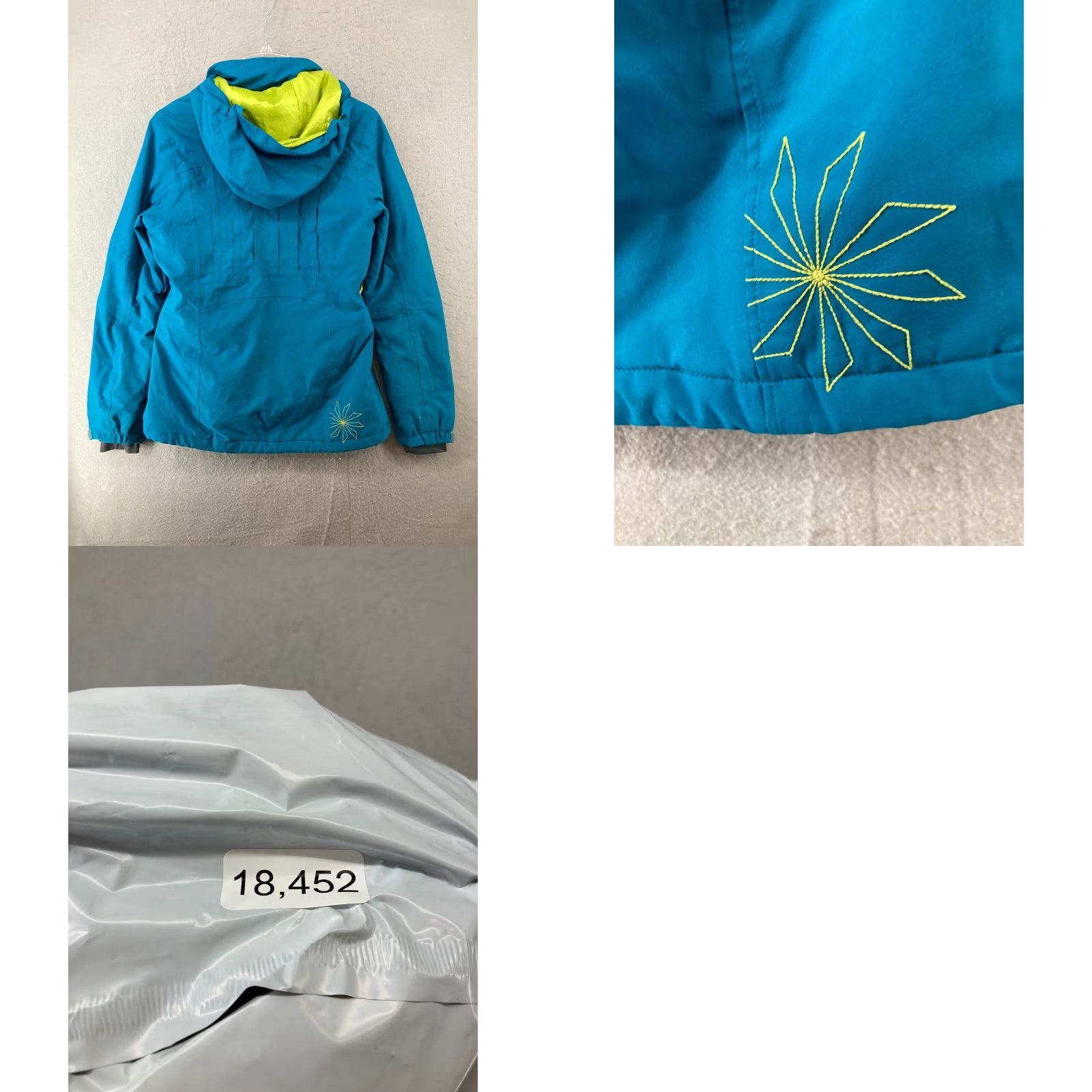 Athleta Athleta Jacket Womens M Full Zip Blue Neon Solid Softshell Athletic Zip Front Size M / US 6-8 / IT 42-44 - 8 Thumbnail