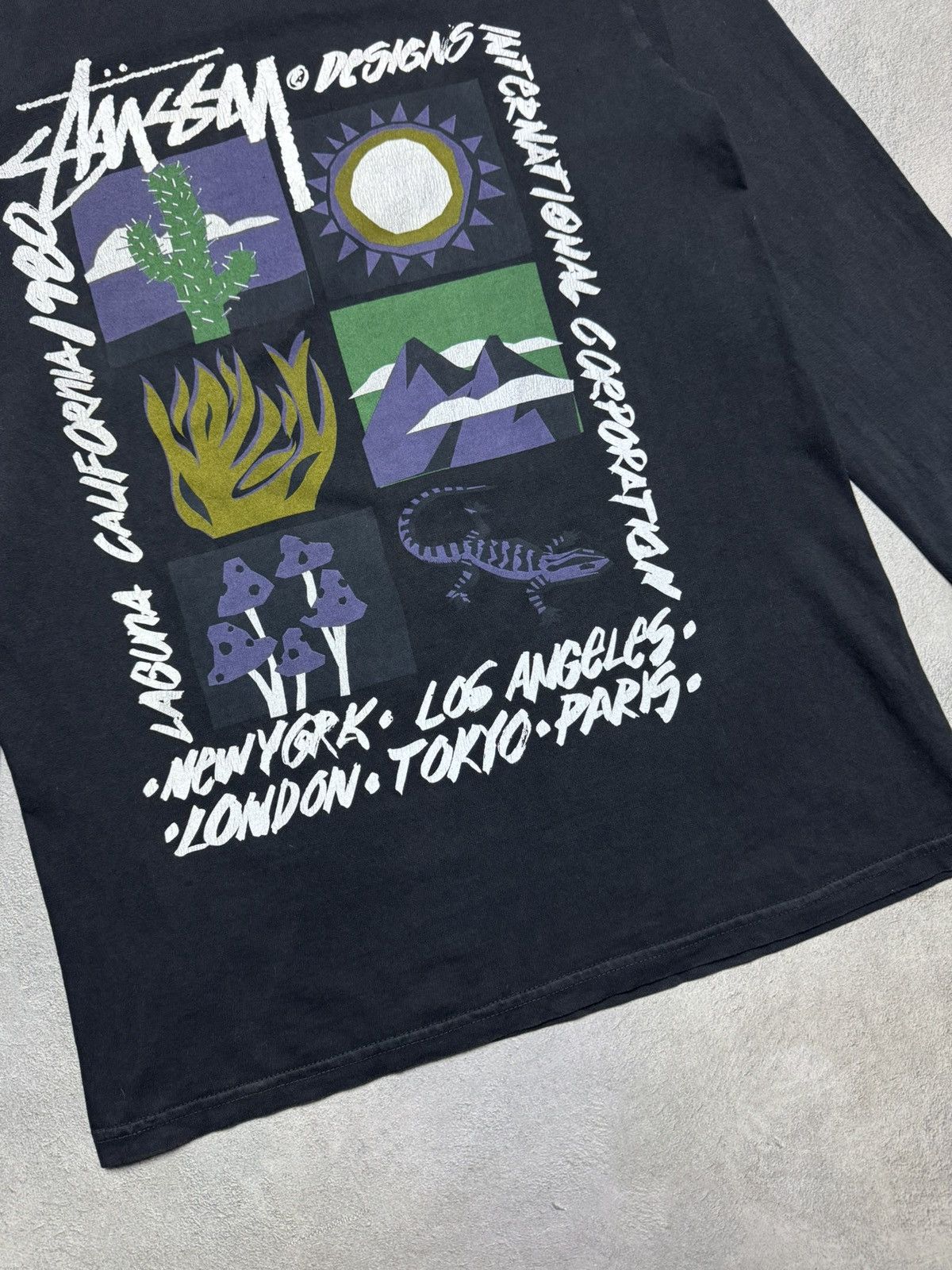 Stussy Stussy High Desert Pigment Dyed Double Sided Print T-Shirt Size US M / EU 48-50 / 2 - 4 Thumbnail