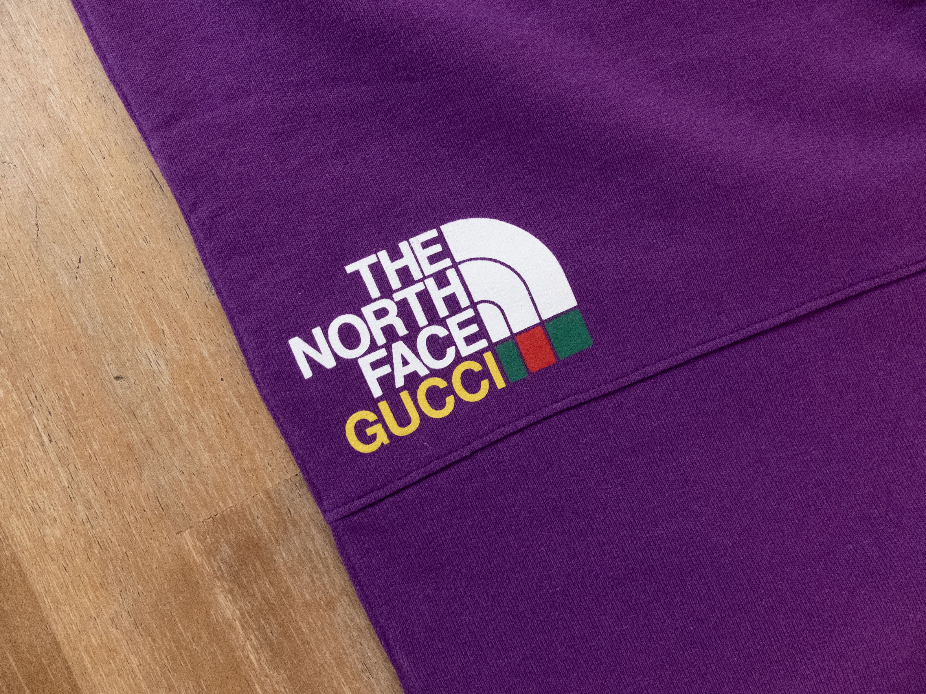 Gucci × The North Face GUCCI x NORTH FACE purple logo print sweatpants jogger Large Size US 34 / EU 50 - 11 Thumbnail