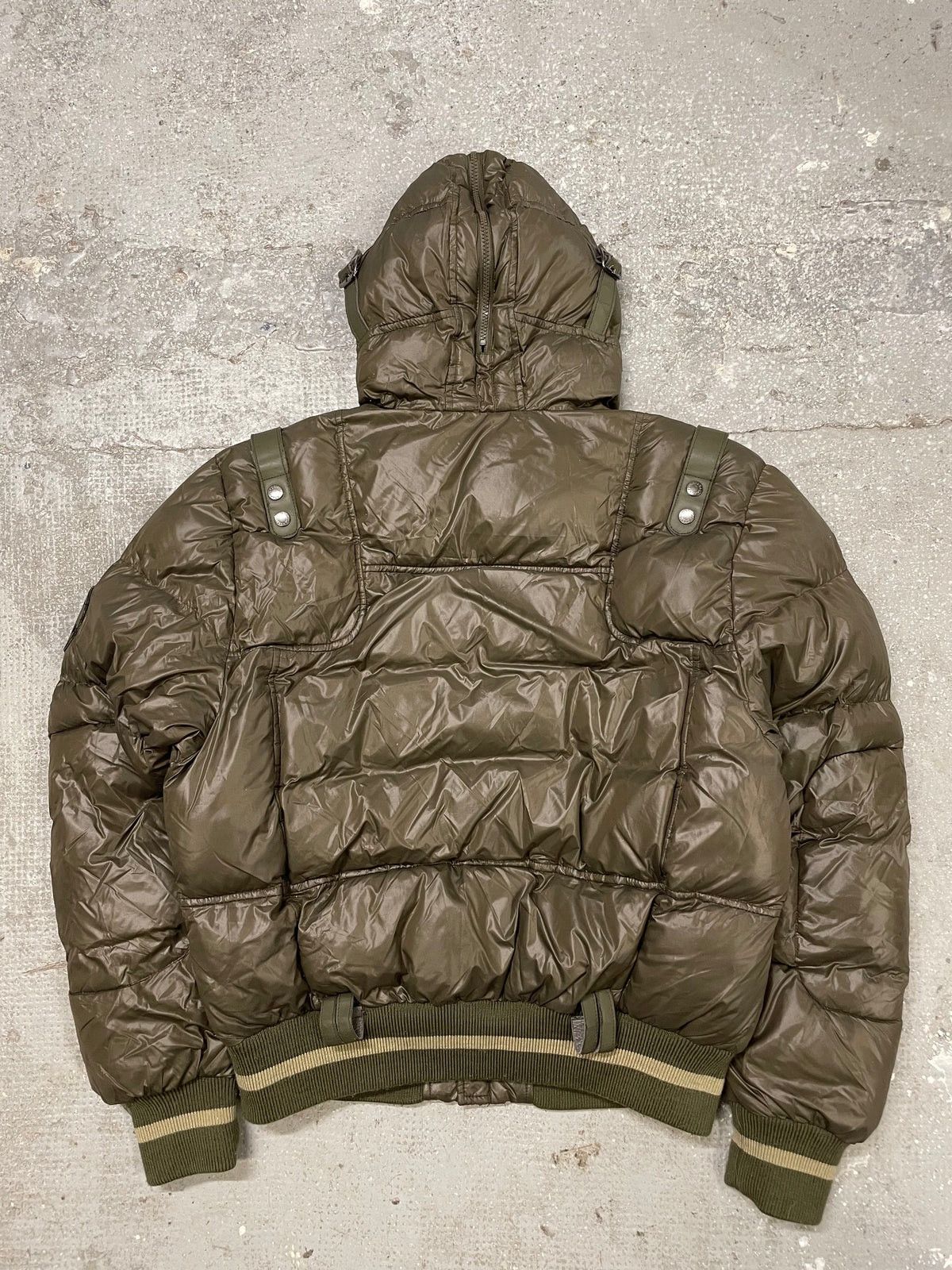 Dolce & Gabbana AW2003 Dolce & Gabbana Olive Military Puffer Jacket Size US XL / EU 56 / 4 - 3 Thumbnail