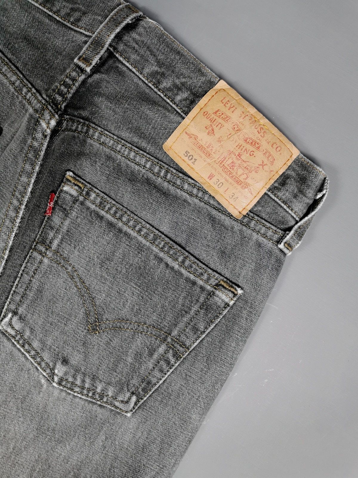 Levi's Vintage Levis 501 Black Denim Jeans Size US 29 - 6 Thumbnail
