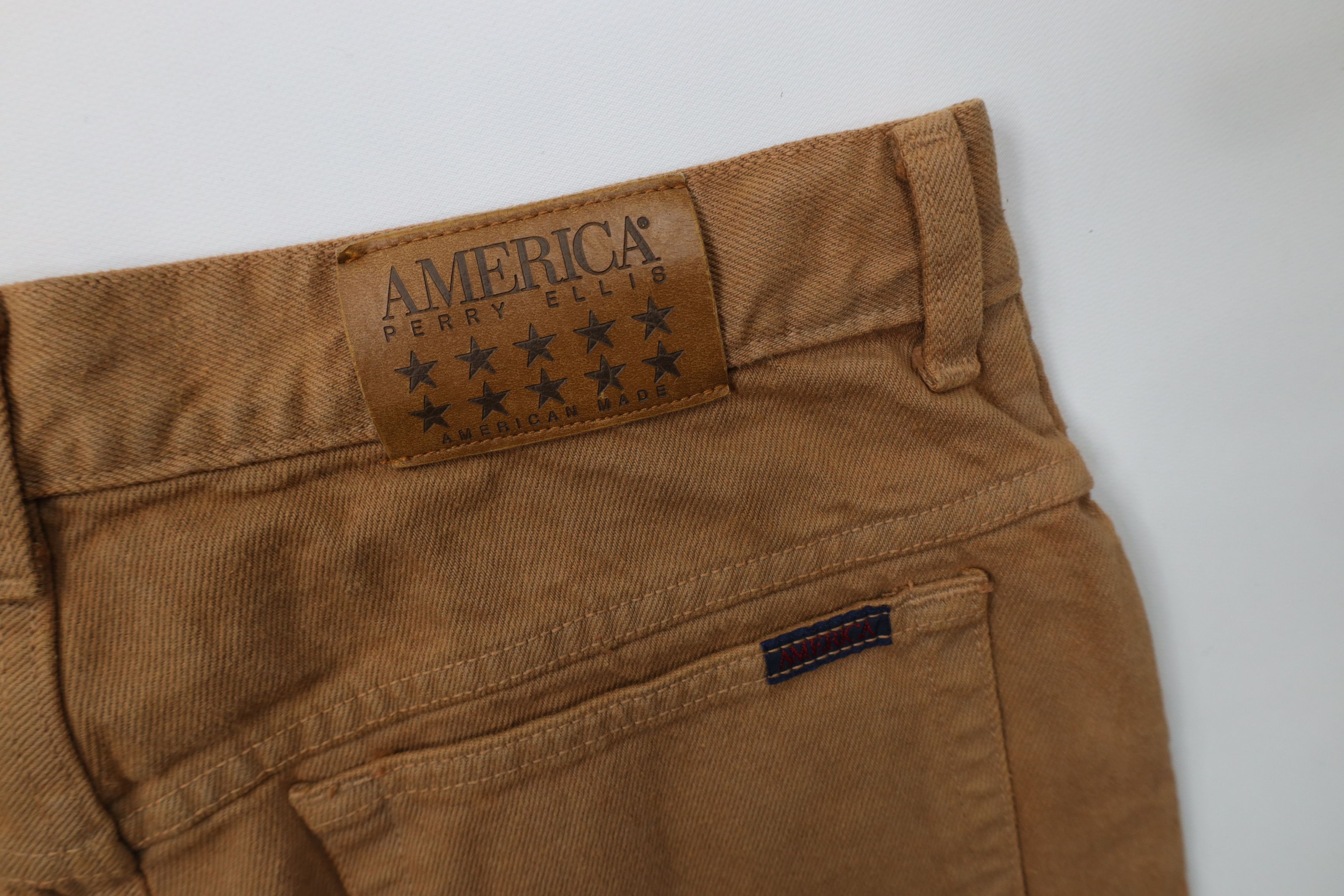 Perry Ellis Deadstock Vintage 90s Perry Ellis Pigment Dye Jeans USA Size US 33 - 14 Thumbnail