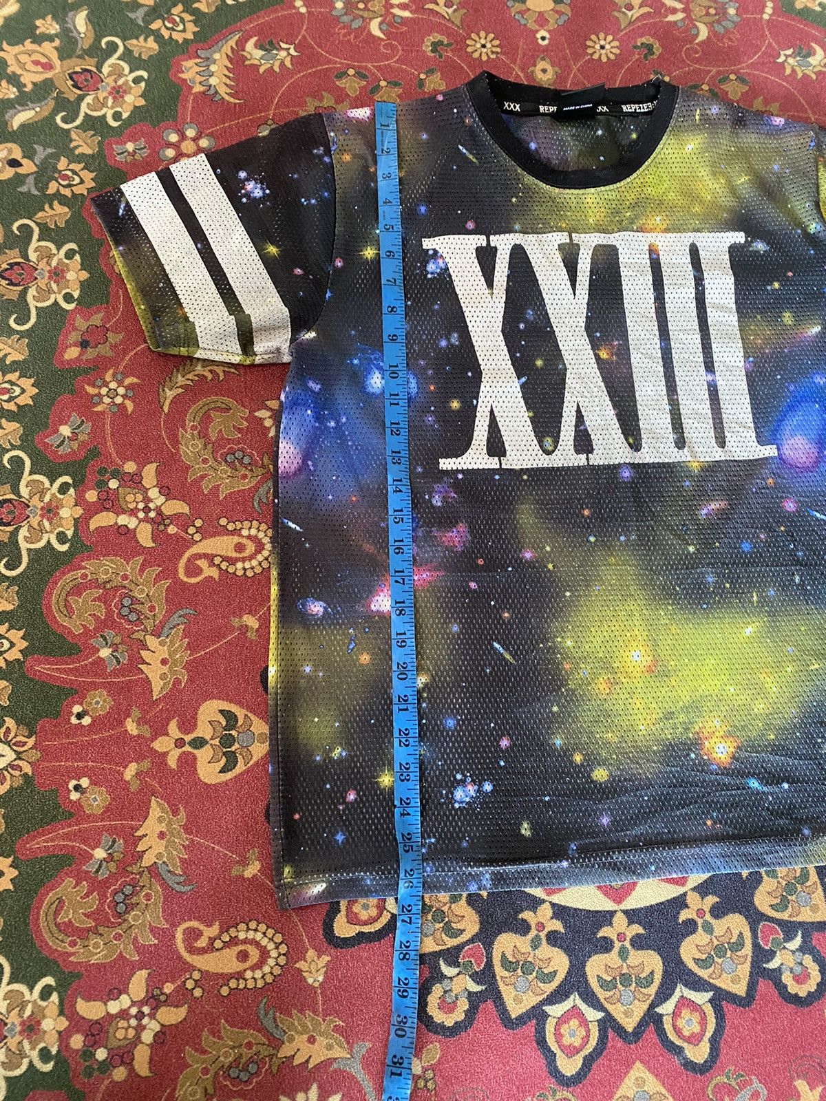 Japanese Brand Vintage REPEZEE:N Mesh Jersey Fullprint Size L Size US L / EU 52-54 / 3 - 11 Thumbnail