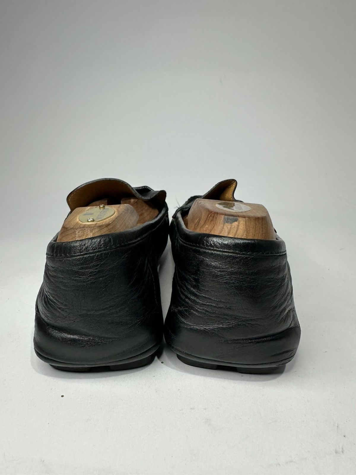 Gucci Gucci Bee 🐝 Embroidery Black Leather Driving Loafer. Size US 8 / EU 41 - 6 Thumbnail