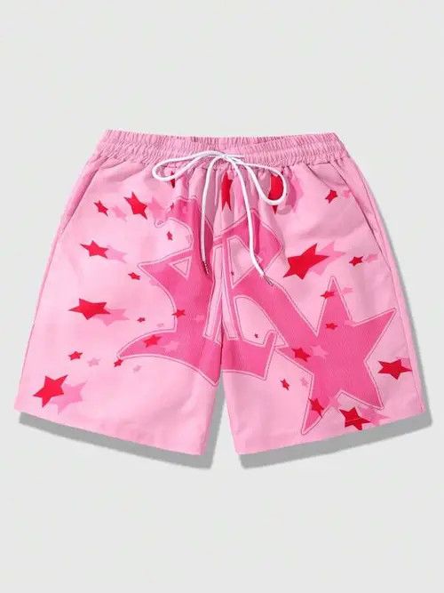 Japanese Brand Print Y2k Shorts DRIP summer Size US 36 / EU 52 - 1 Thumbnail