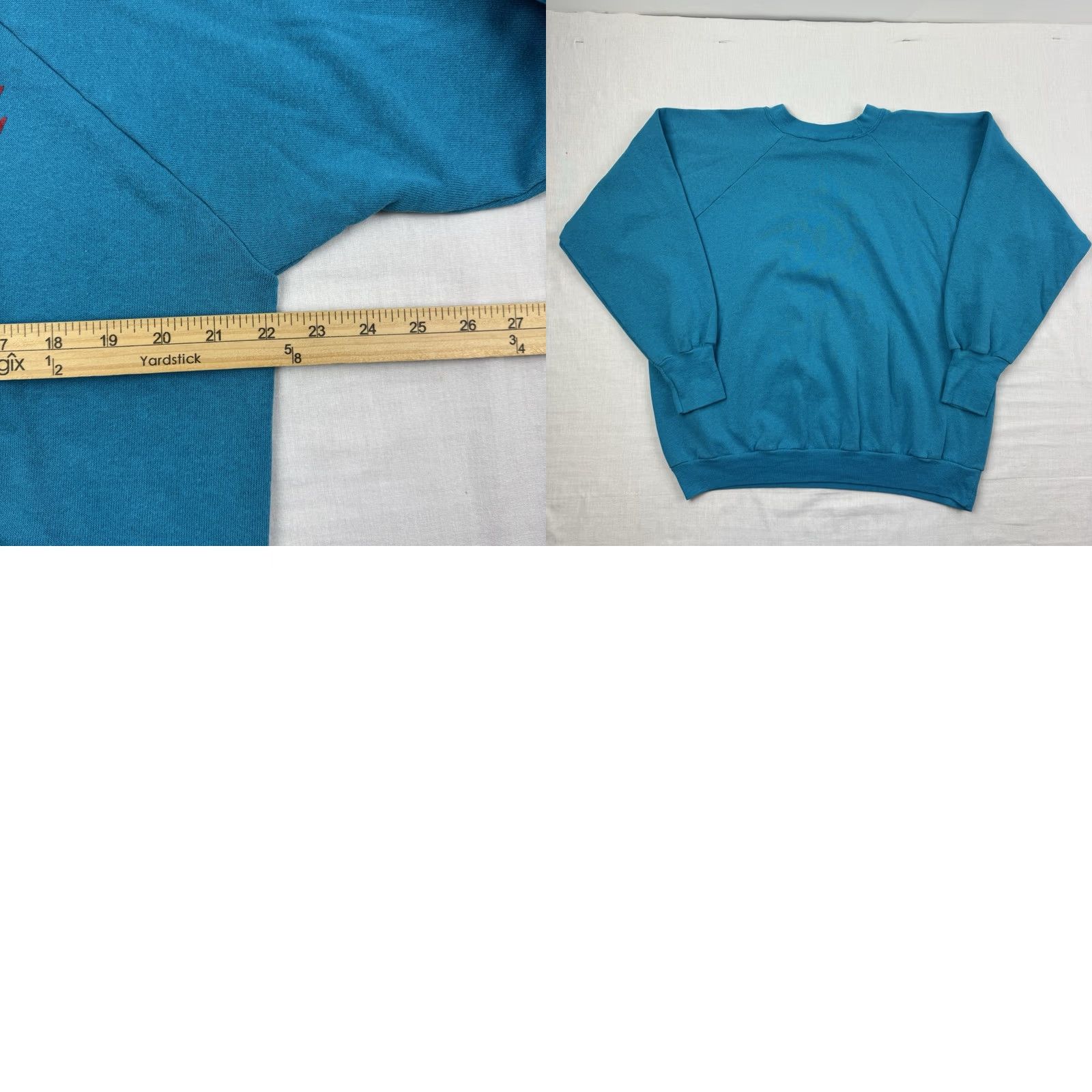 Vintage VINTAGE Connecticut Sweatshirt Adult Large Crewneck 1980s Pullover America USA Signal Blue Cotton Polyester Mens Size US L / EU 52-54 / 3 - 9 Thumbnail