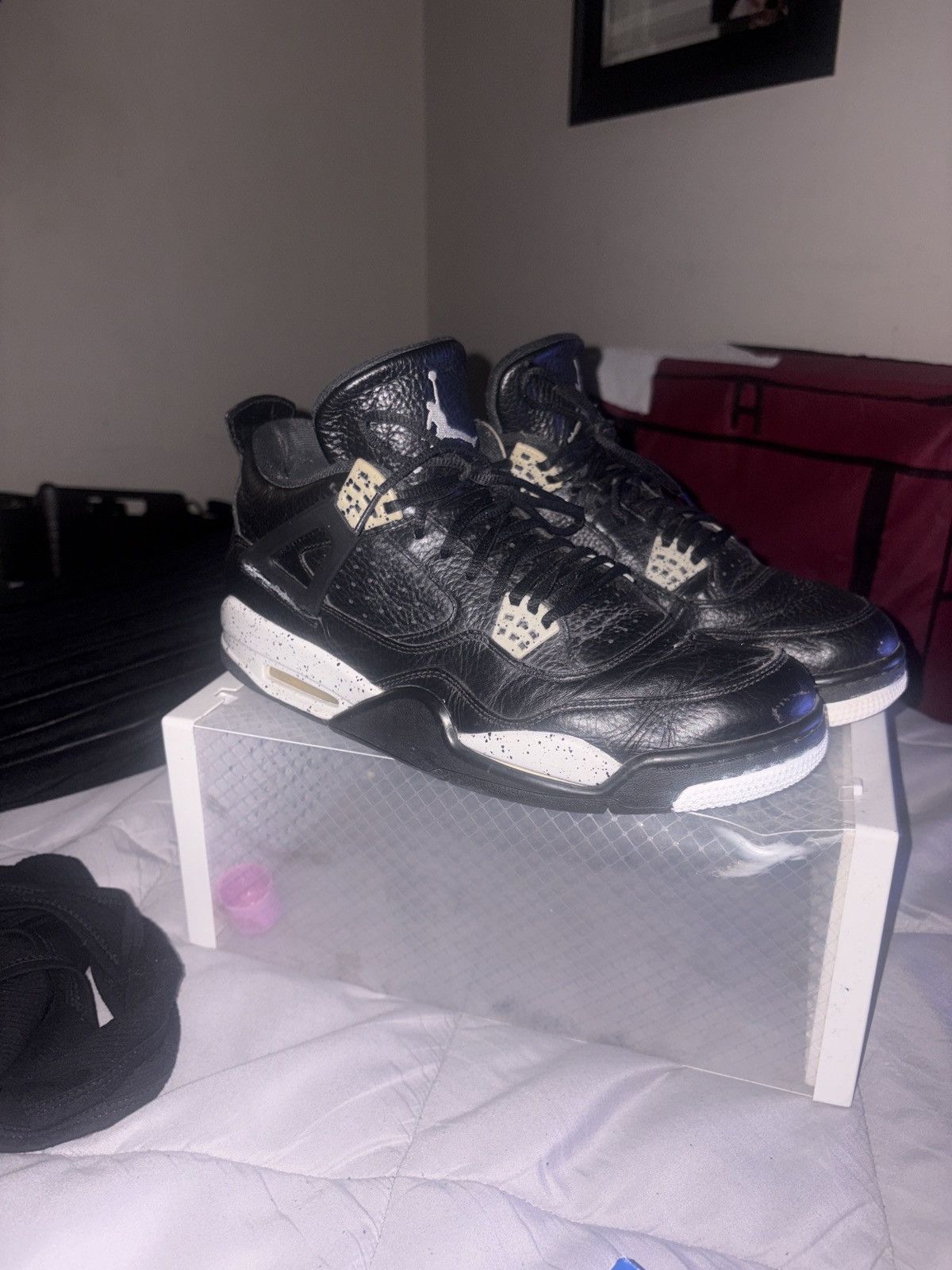 Jordan Brand Air Jordan 4 Retro Oreo (2015) Size US 12 / EU 45 - 2 Thumbnail