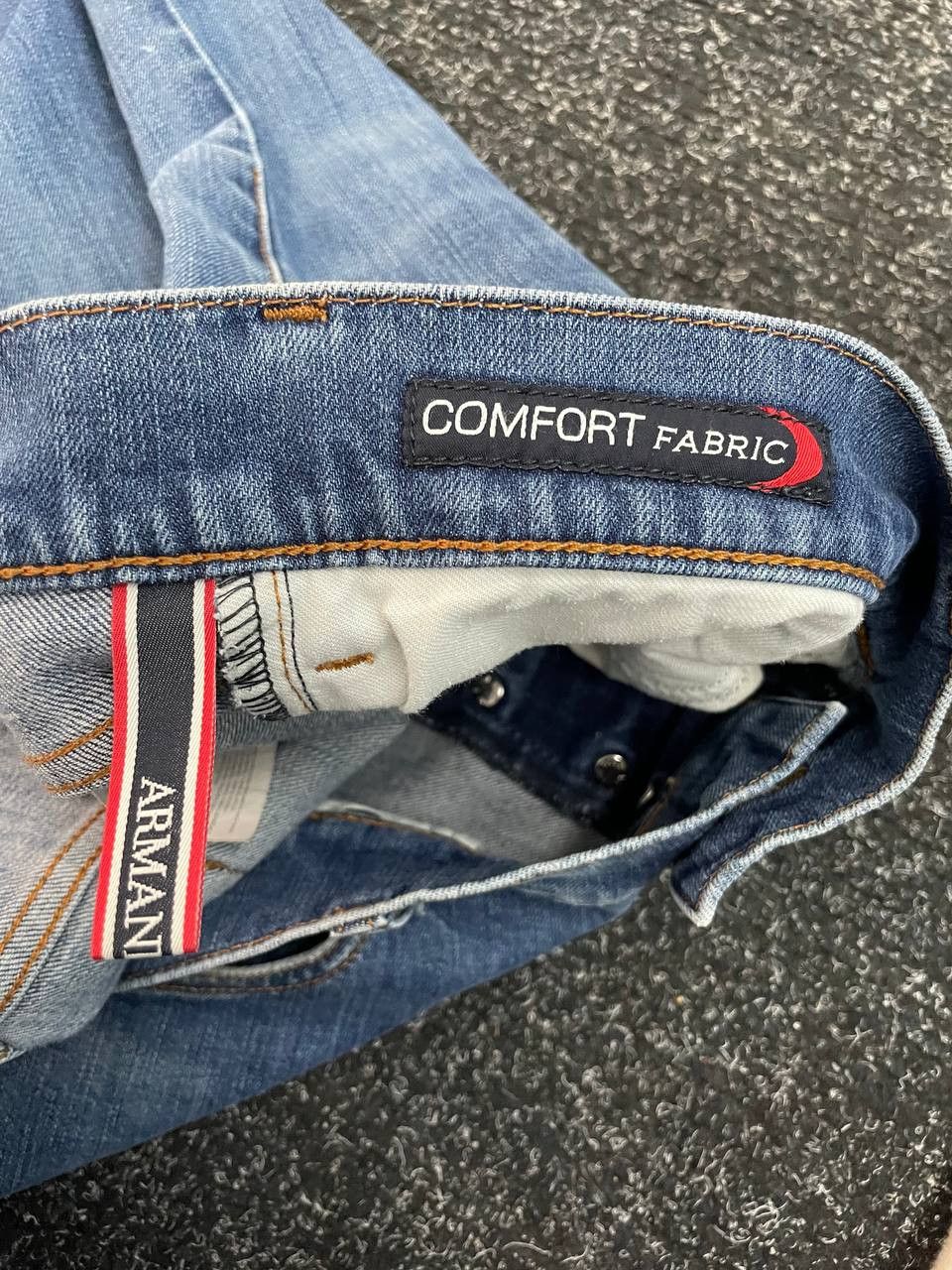 Armani × Hysteric Glamour × If Six Was Nine ARMANI METAL LOGO HYSTERIC GLAMOUR STYLE DISTRESSED JEANS Size US 34 / EU 50 - 8 Thumbnail
