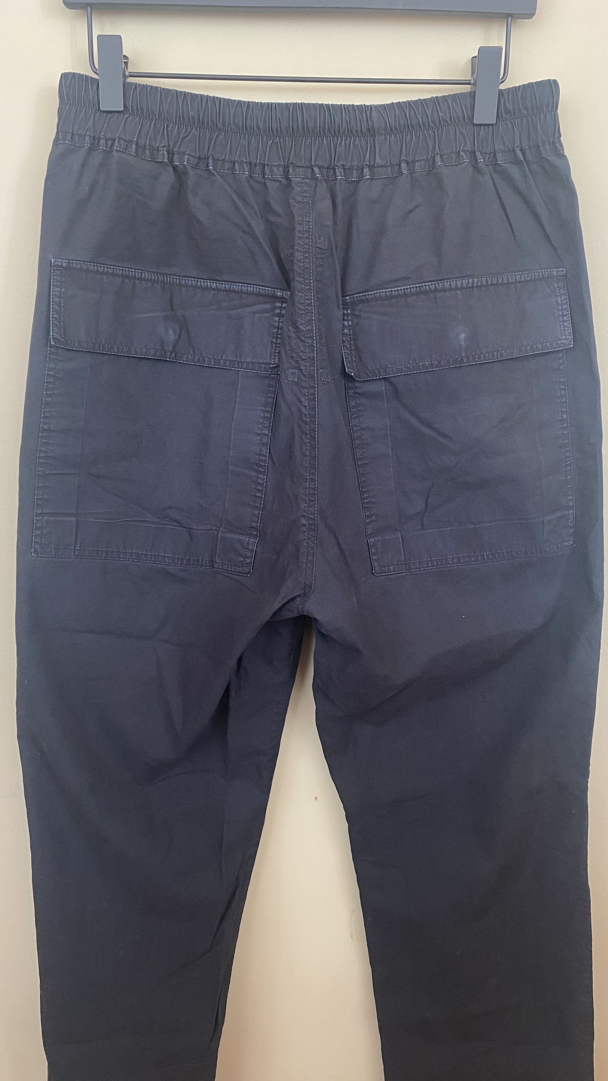 Rick Owens Rick Owens Drawstring Slim Poplin Astaires Long Pant Black Size US 36 / EU 52 - 4 Thumbnail
