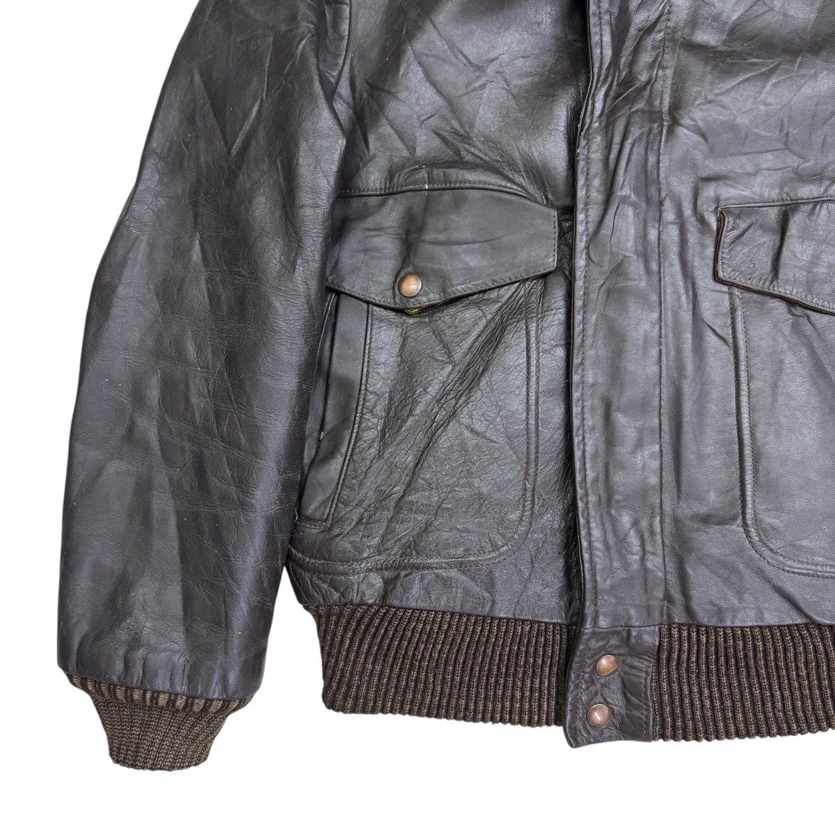 Vintage × William Barry 🔥 60s-70s VTG WILLIAM BARRY G-1 AVIATOR FLIGHT JACKET Size US S / EU 44-46 / 1 - 6 Thumbnail