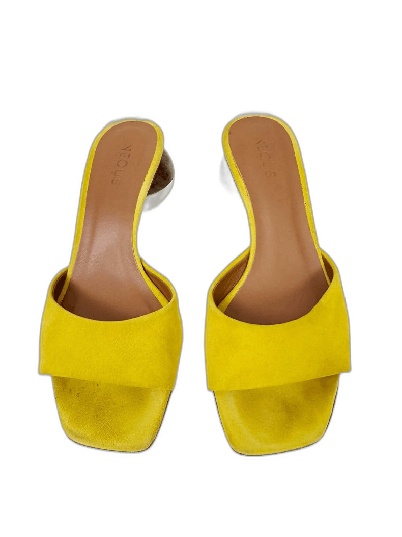 NEOUS Neous Yellow Slip-On Sandals Size 35 Size US 5 / IT 35 - 1 Thumbnail