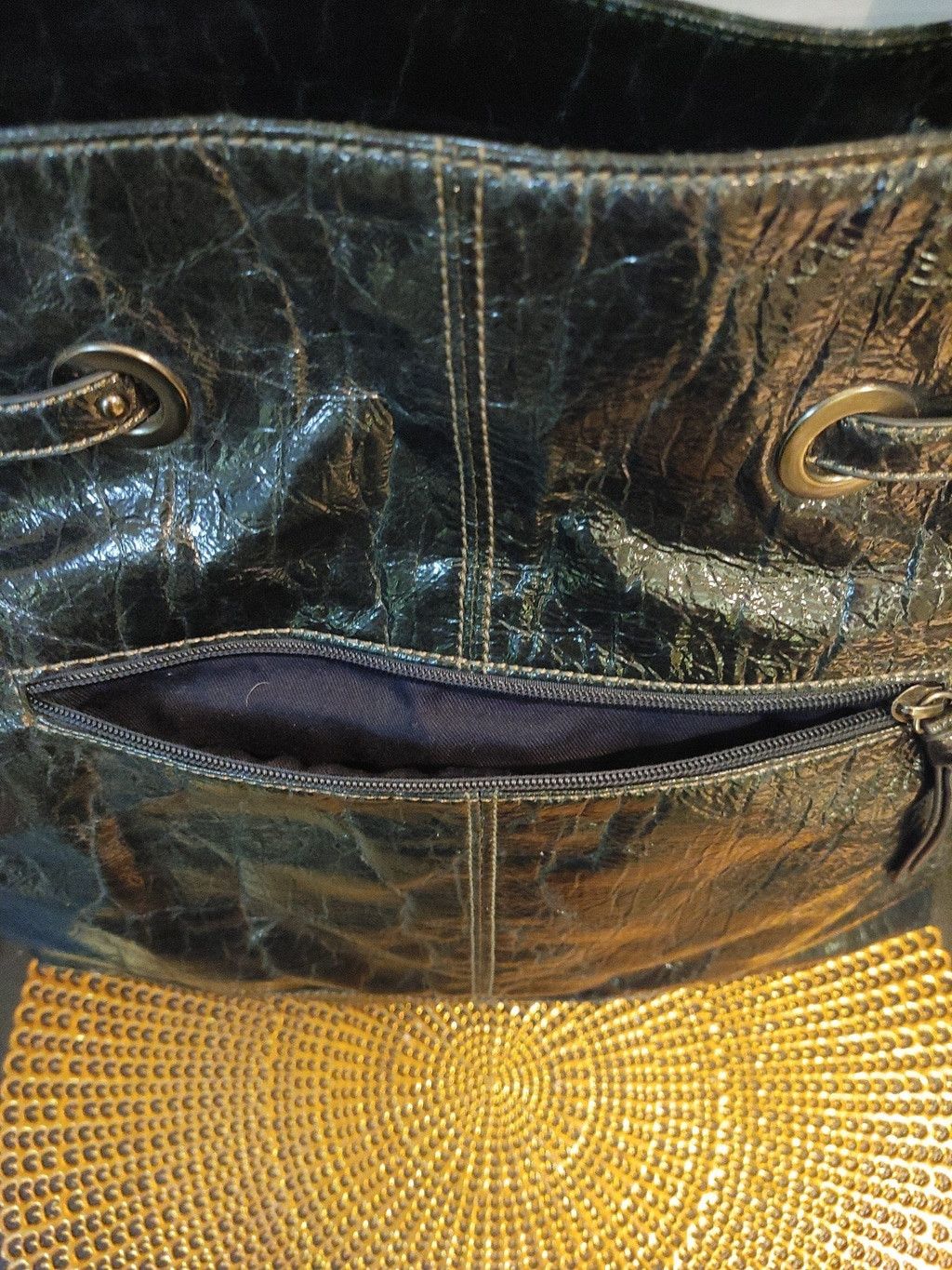 Rap Tees Stunning Big Buddha Leather XL Bag Size ONE SIZE - 6 Thumbnail