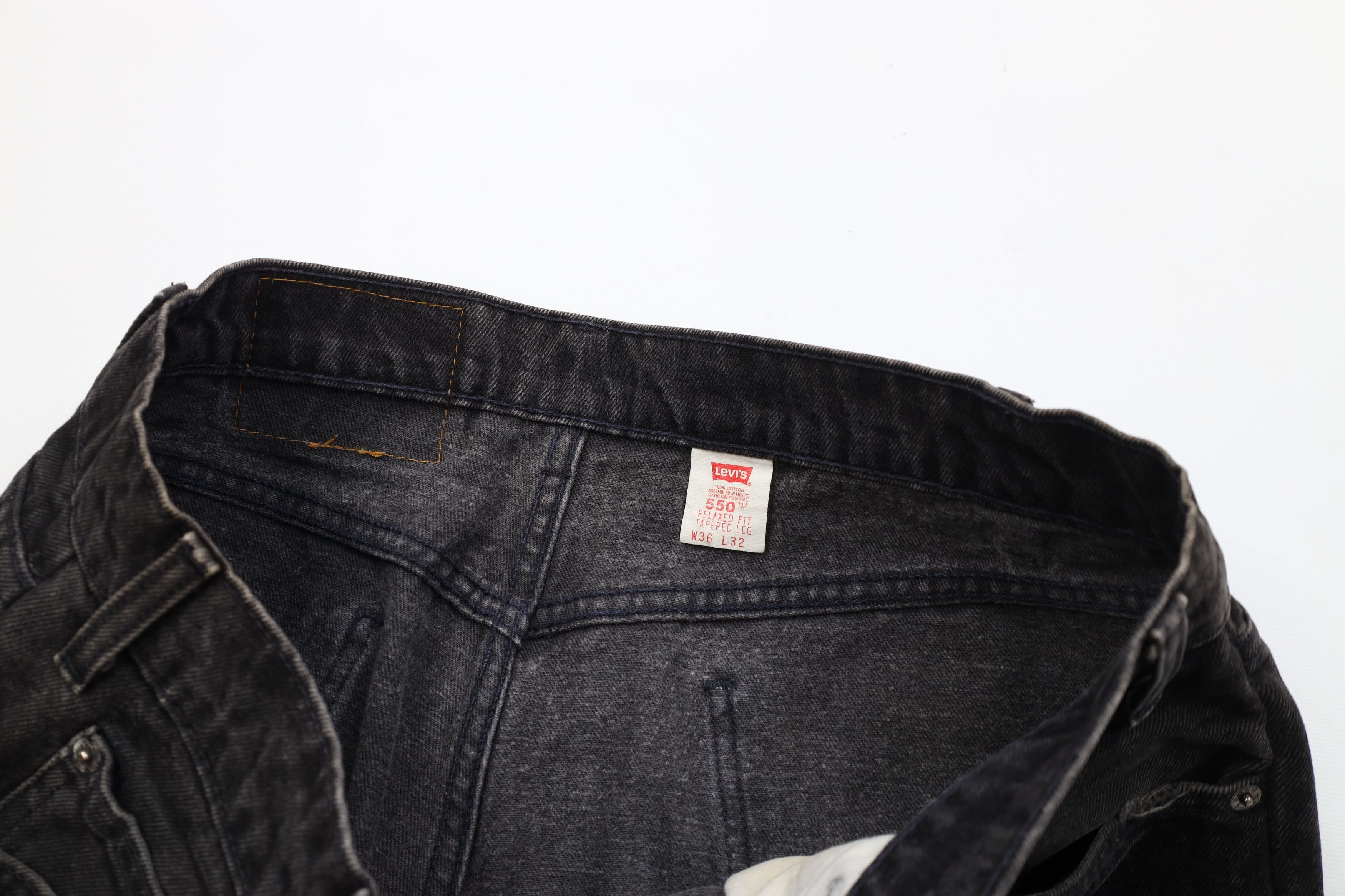 Levi's Vintage 90s Levis 550 Orange Tab Relaxed Fit Denim Jeans Size US 36 / EU 52 - 9 Thumbnail