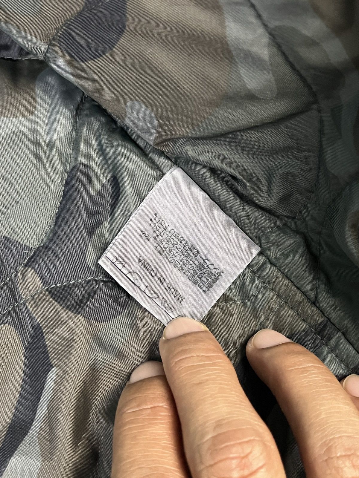 If Six Was Nine × OMNIGOD Omnigod Camo Lining Army N3B Style Fur Hood Bono Jacket Size US L / EU 52-54 / 3 - 11 Thumbnail