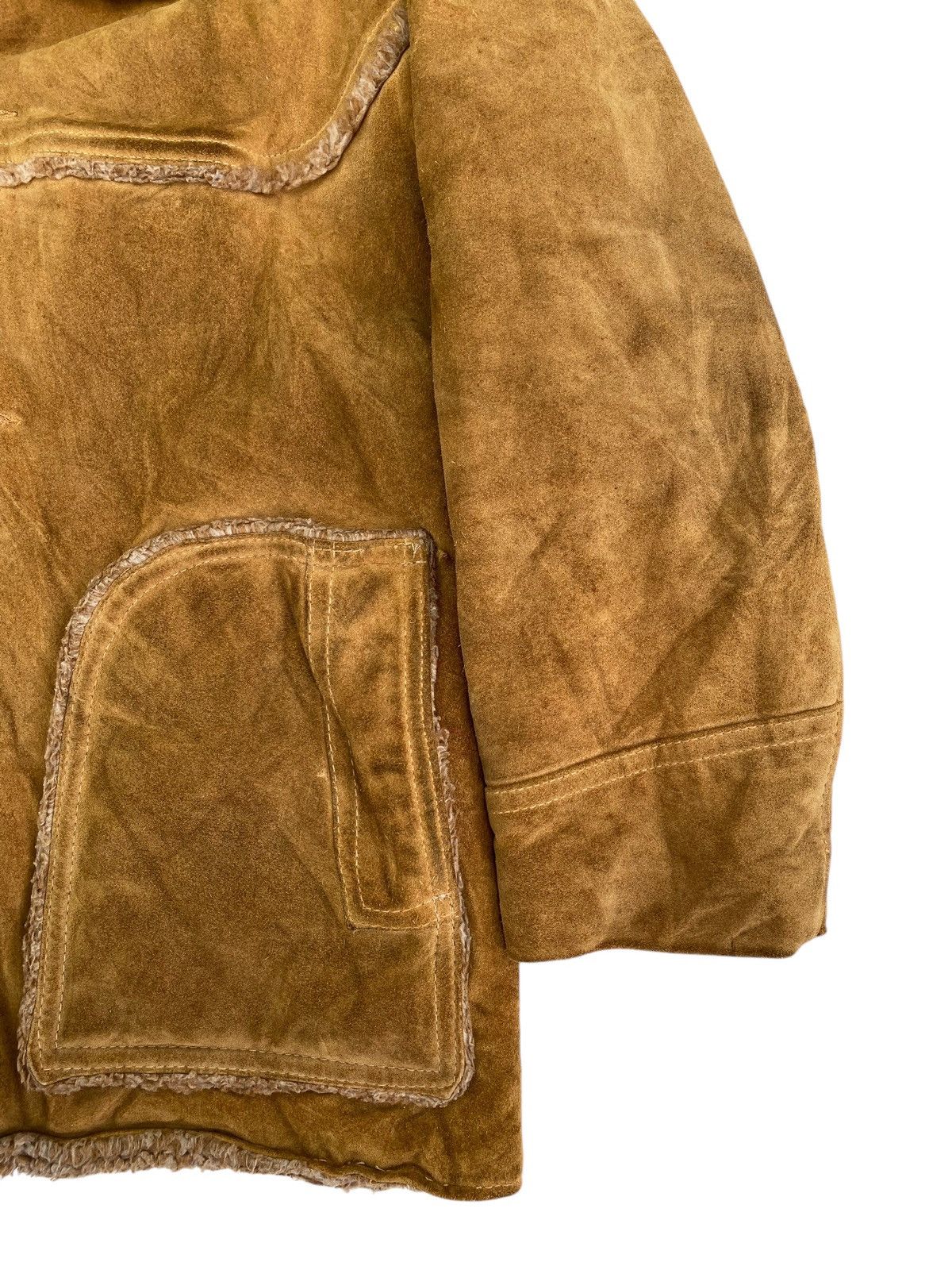 Genuine Leather × Vintage Vtg Heavy Leather Jacket Size US M / EU 48-50 / 2 - 5 Thumbnail