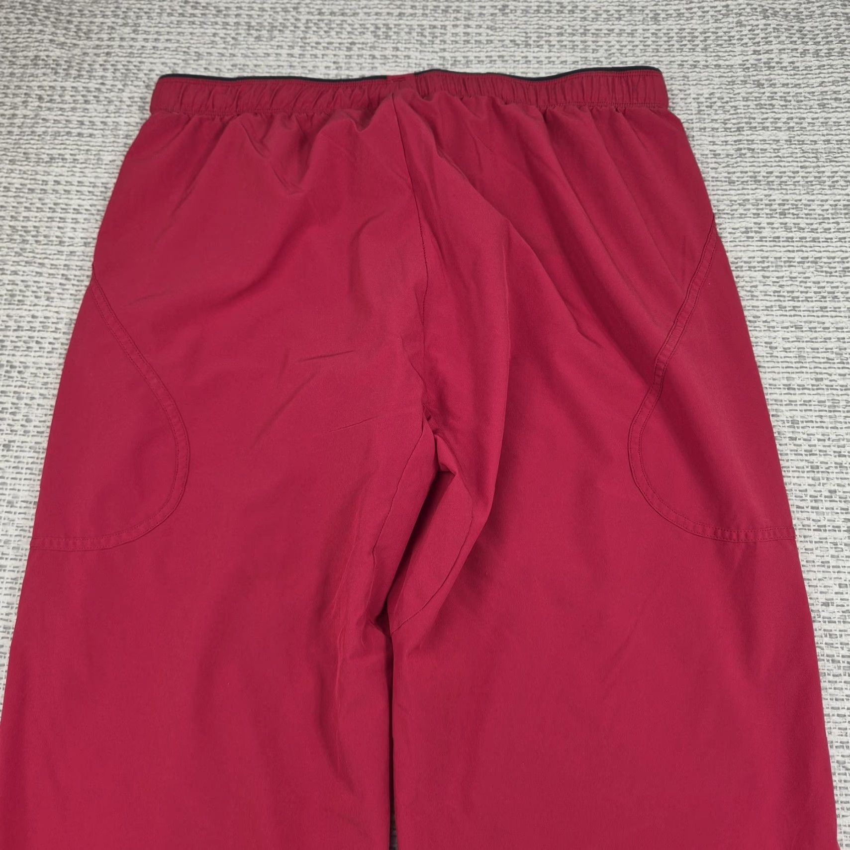 Vintage Paskho Pants Mens Large Red Track Athletic Travel Stretch Zip Pocket Pockets Size US 33 - 4 Thumbnail