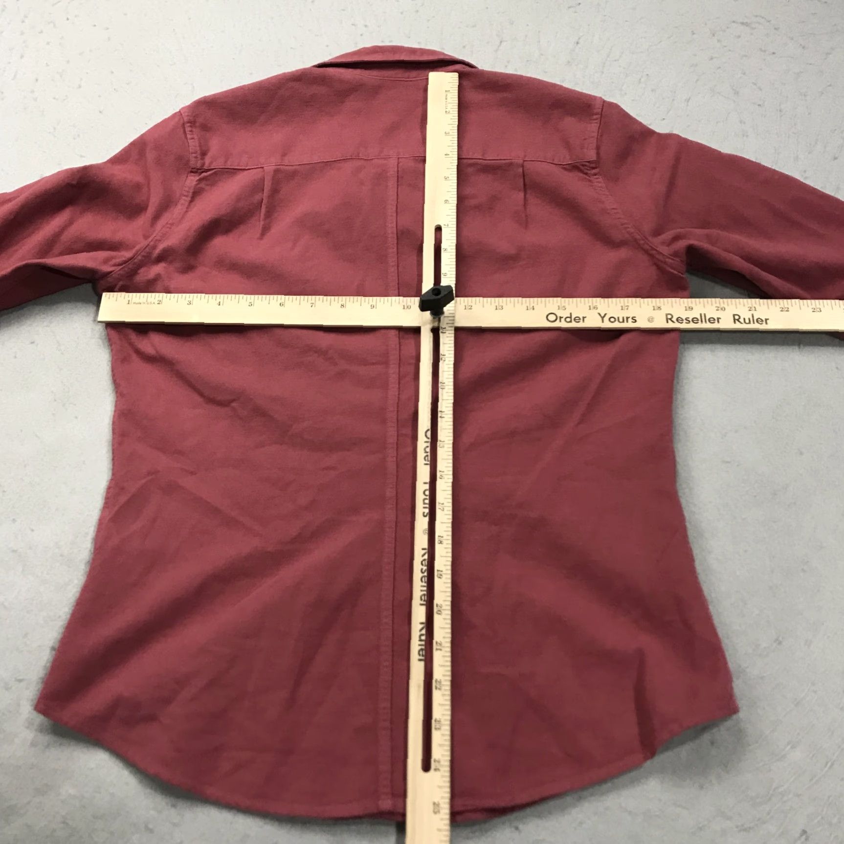 Frank & Eileen Frank & Eileen Shirt Womens Small Red Pink Barry 100% Cotton Button Blouse Size S / US 4 / IT 40 - 6 Thumbnail