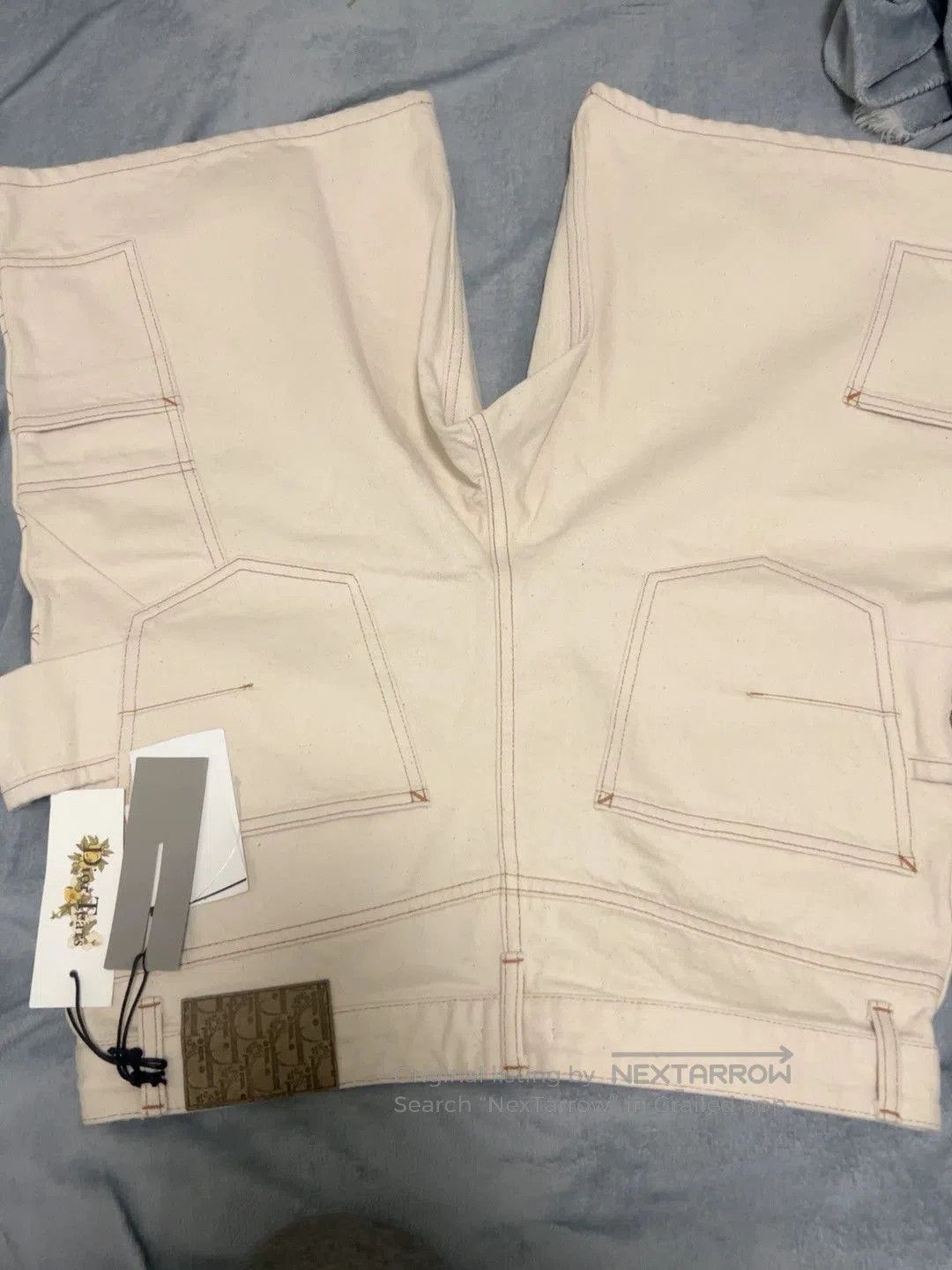 Dior dior x tears denim cargo shorts. Size US 34 / EU 50 - 5 Thumbnail