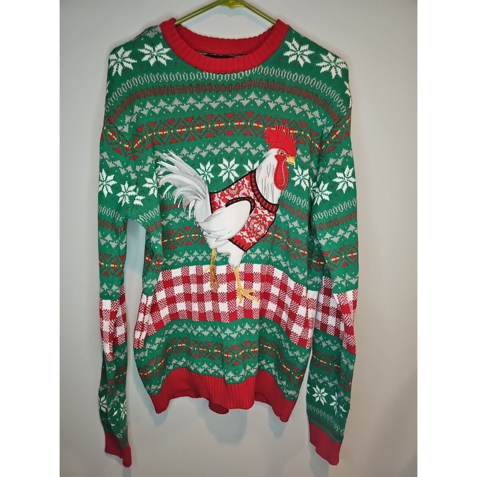 Other Blizzard Bay Ugly Christmas Sweater M Rooster Applique Size US M / EU 48-50 / 2 - 1 Thumbnail