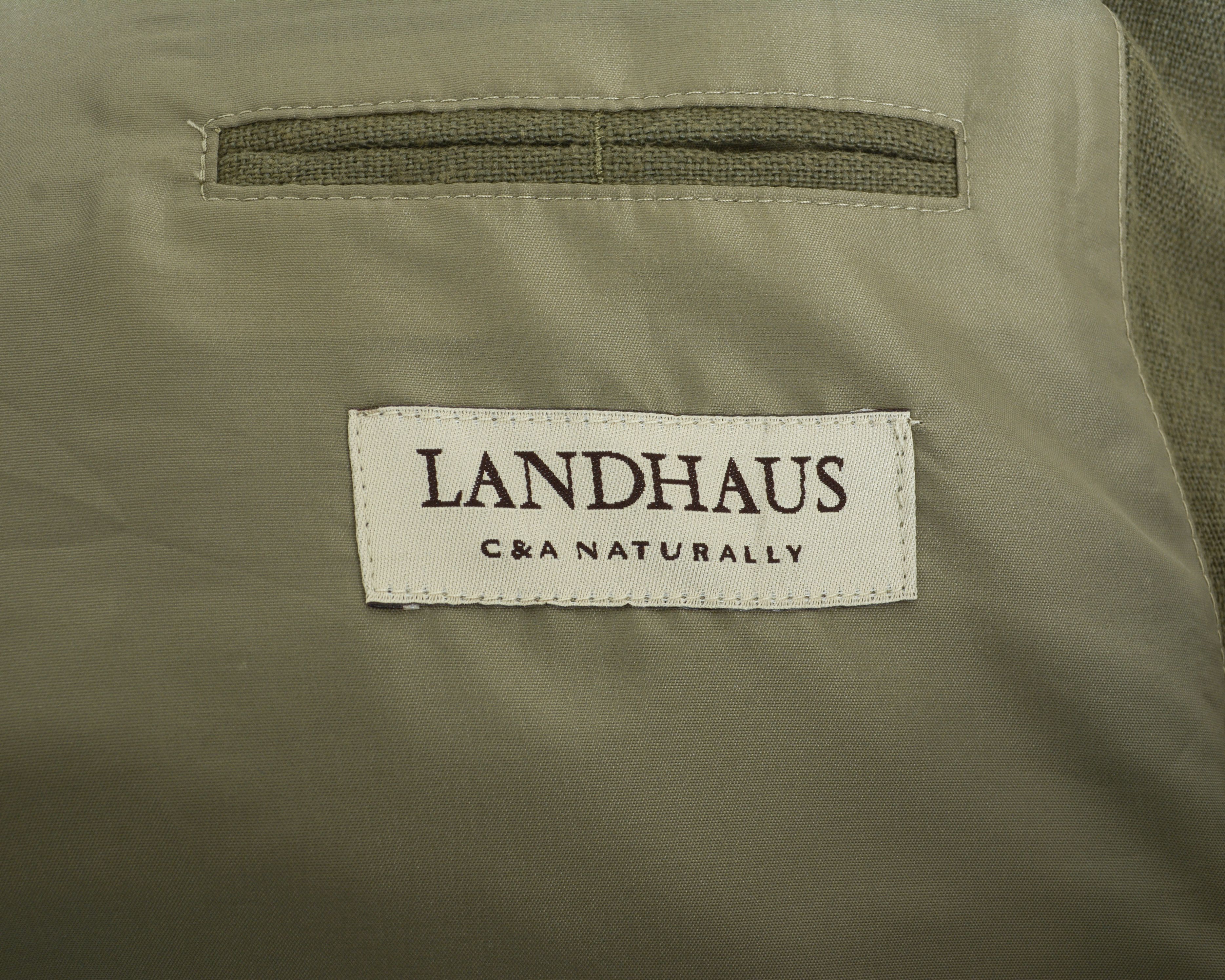 Vintage Landhaus Linen Trachten Mens UK 48S US Blazer Suit Jacket Size 48S - 8 Thumbnail