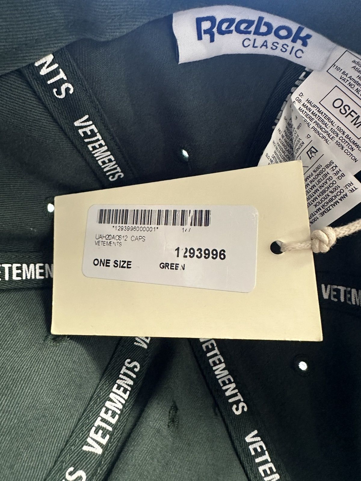 Vetements Vetements POLIZEI CAP Size ONE SIZE - 7 Thumbnail