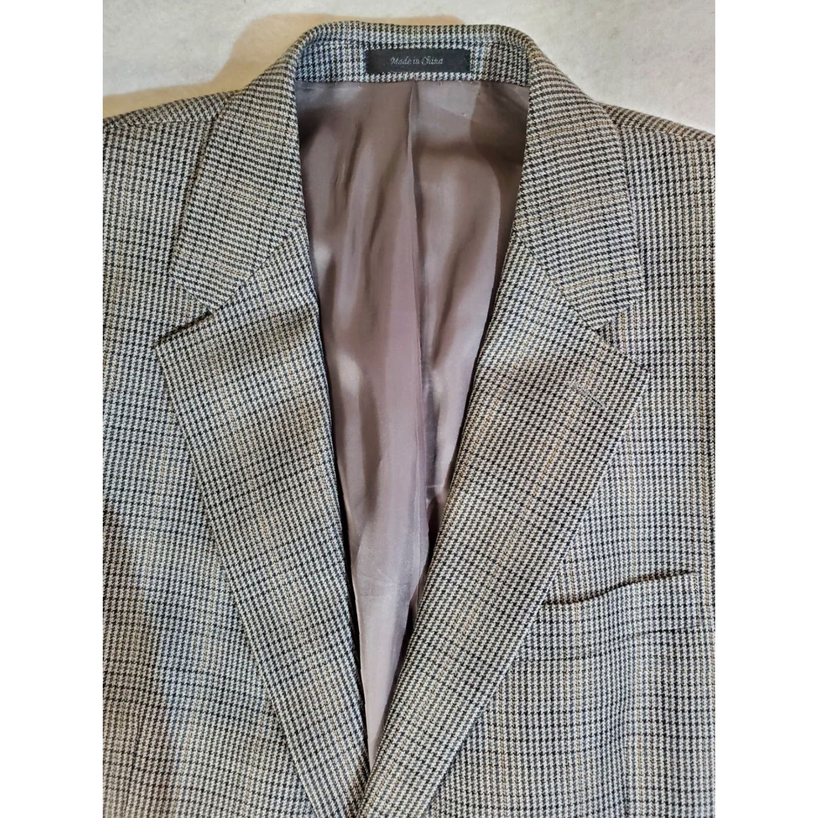 Chaps VINTAGE Chaps by Ralph Lauren Mens 42R Silk & Wool Blazer Sport Coat Jacket - Gray Size 42R - 3 Thumbnail