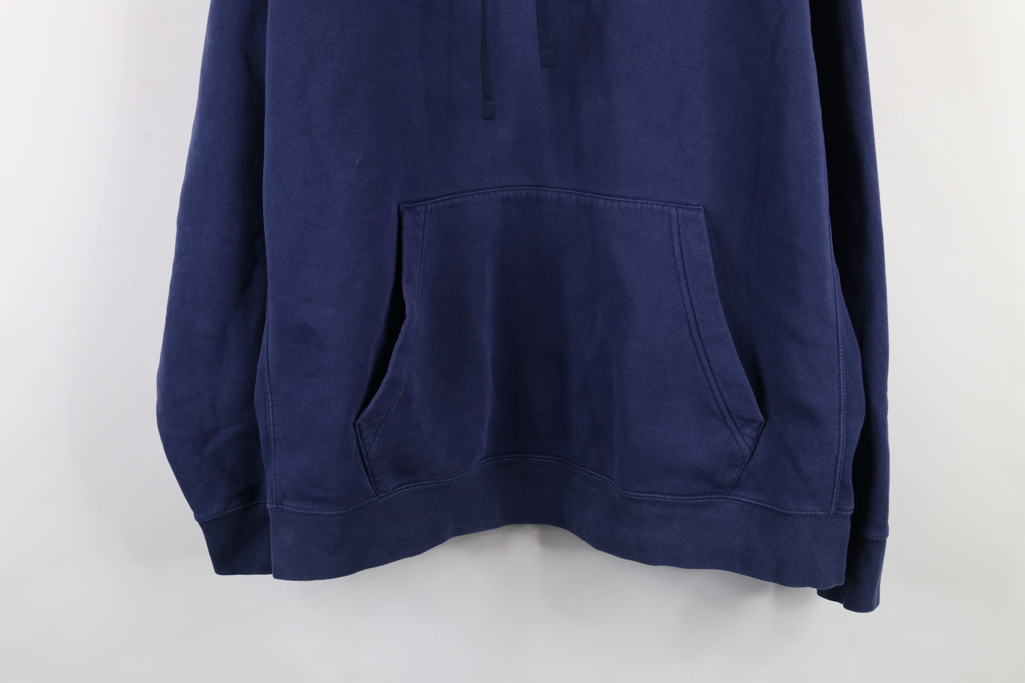 Nike × Vintage Vintage Y2K Nike Scott Mini Swoosh Hoodie Sweatshirt Blue Size US XL / EU 56 / 4 - 3 Thumbnail