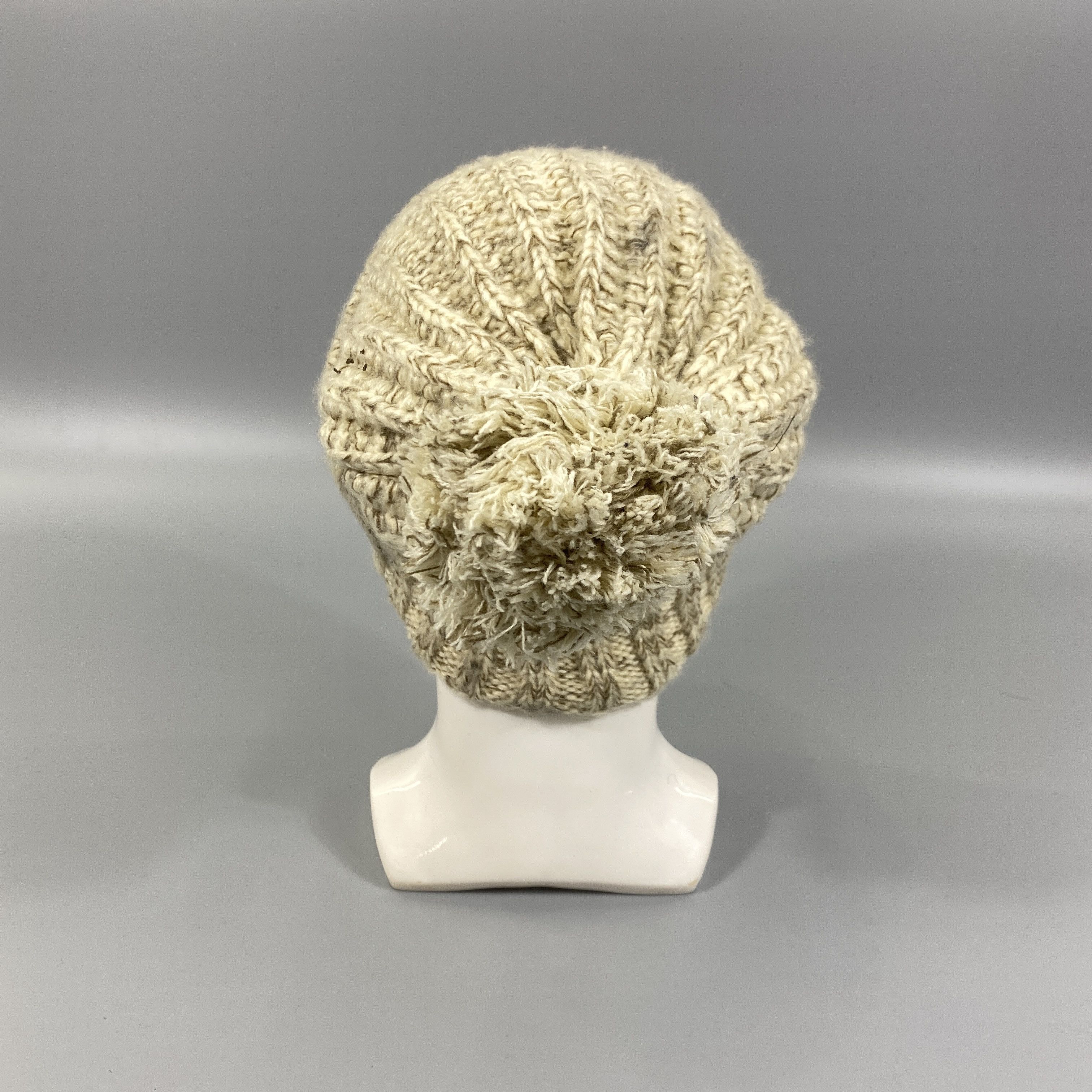 Japanese Brand Tight Knit Beanie Pom Pom -BN785 Size ONE SIZE - 3 Thumbnail
