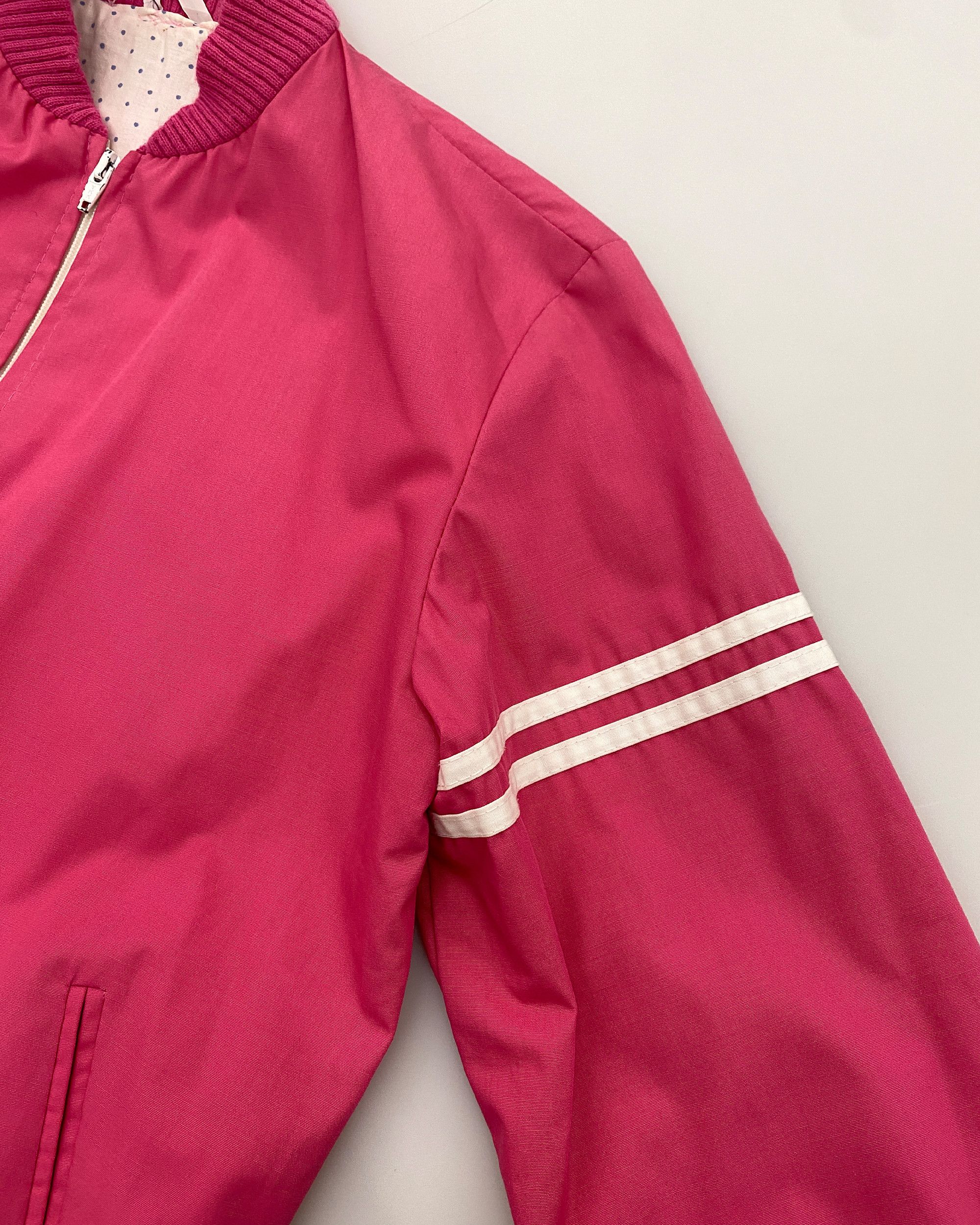 Vintage 1980s Light Bomber Jacket Size M / US 6-8 / IT 42-44 - 6 Thumbnail