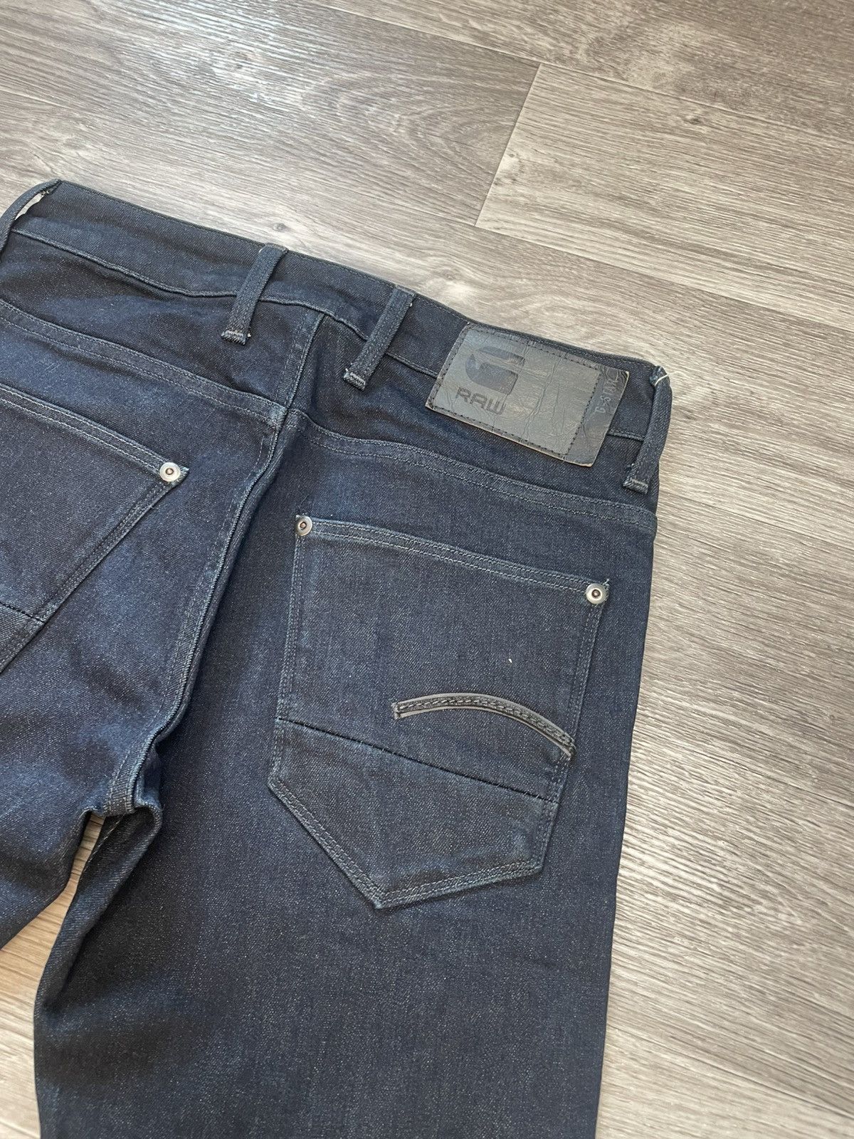 G-Star 29/34 Vintage G-Star Defend Straight Blue Denim Jeans Size US 29 - 17 Thumbnail