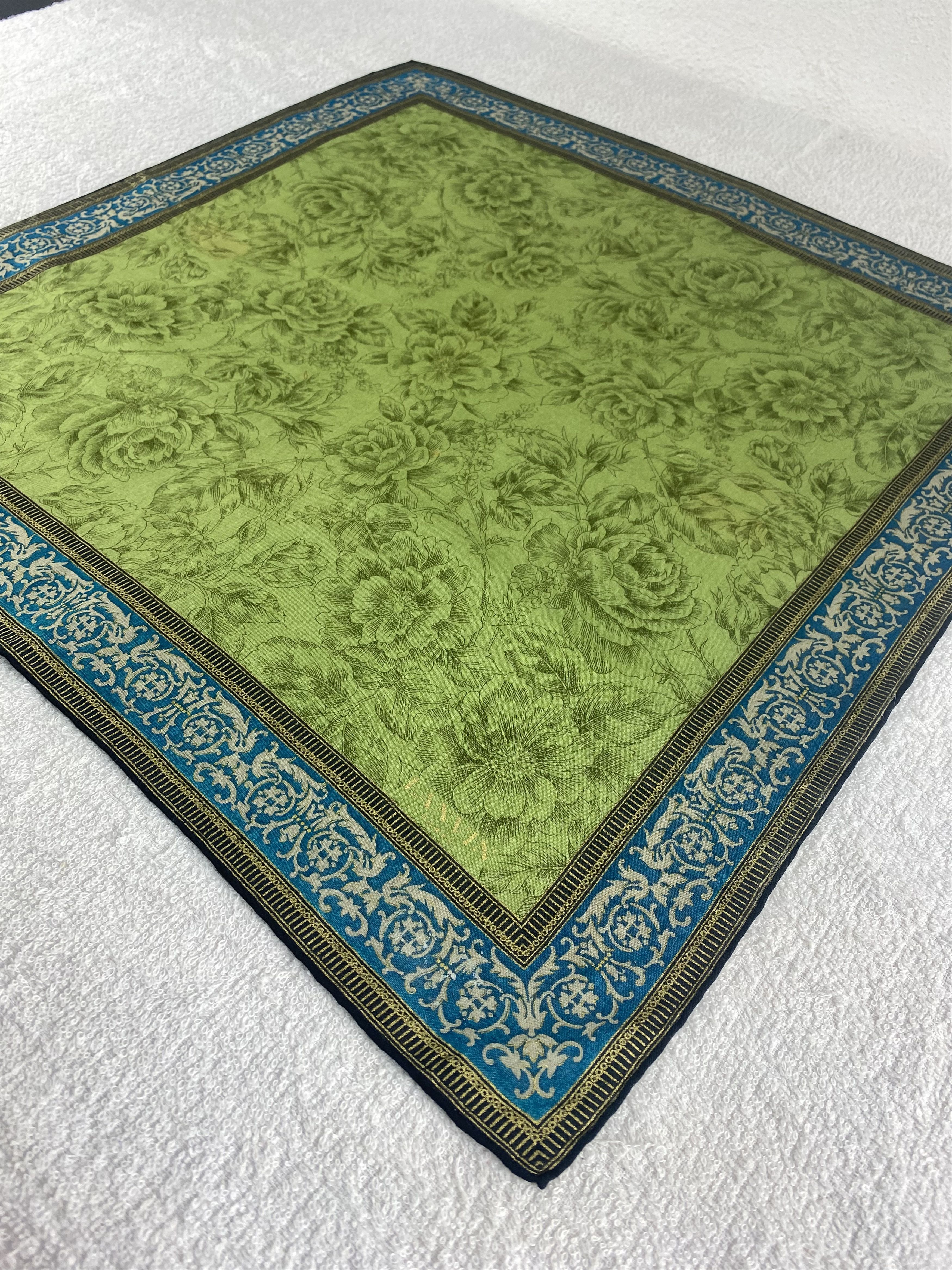 Lanvin Lanvin Floral Handkerchief / Bandana / Neckerchief C172 Size ONE SIZE - 4 Thumbnail