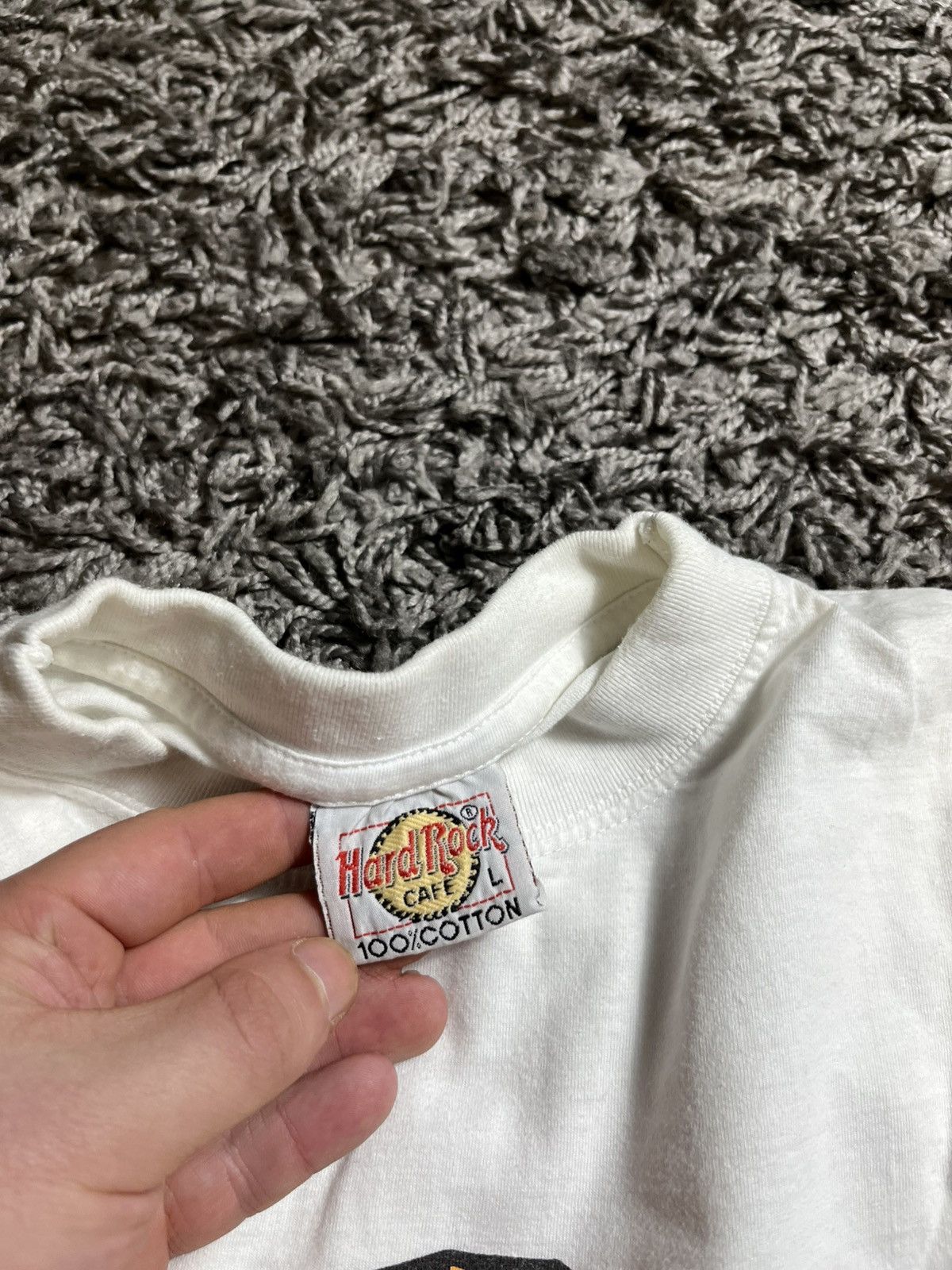 Hard Rock Cafe VINTAGE 90s HARD ROCK CAFE AMSTERDAM COTTON T-SHIRT Size US L / EU 52-54 / 3 - 4 Thumbnail