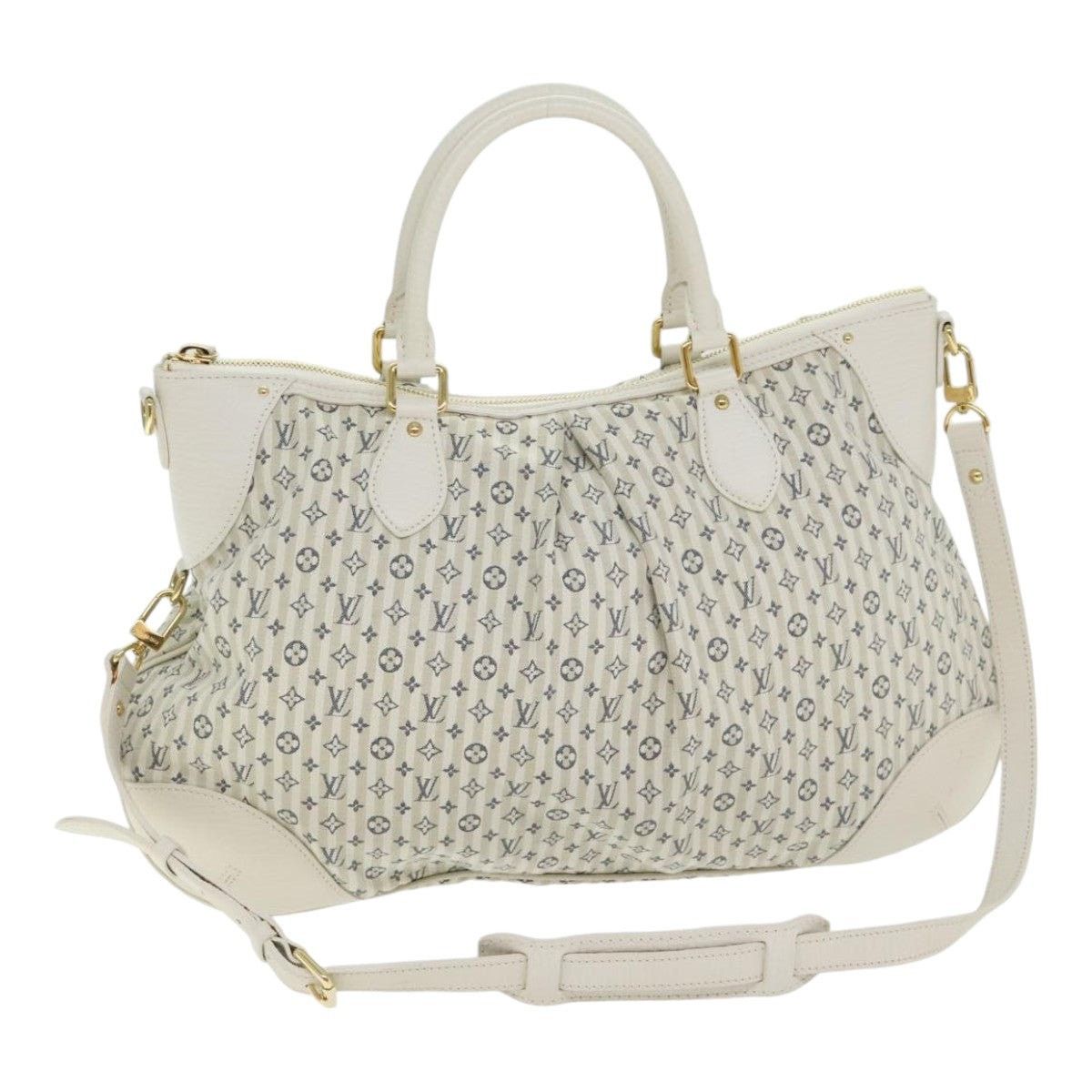 LOUIS VUITTON Monogram Mini Lin Croisette Marina GM Bag