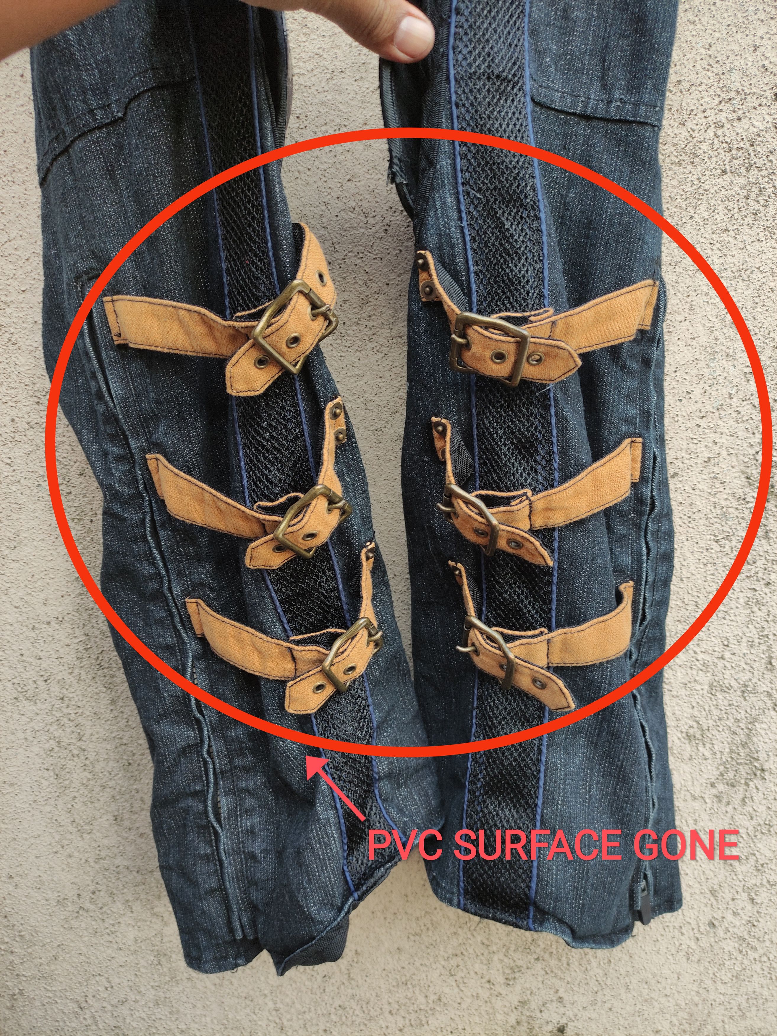 Japanese Brand JAPANESE TRADITION MOTORCYCLE RIDING DENIM PANTS RARE DESIGN Size US 33 - 7 Thumbnail