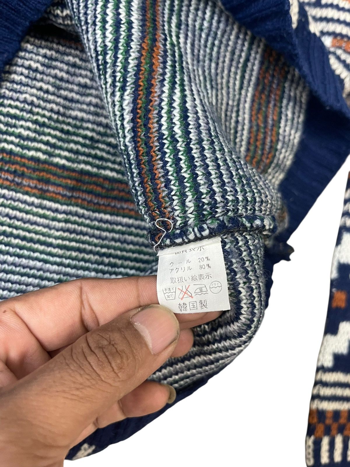 Valentino Vintage Valentino Knitwear Wool Aztec Sweater Size M / US 6-8 / IT 42-44 - 6 Thumbnail