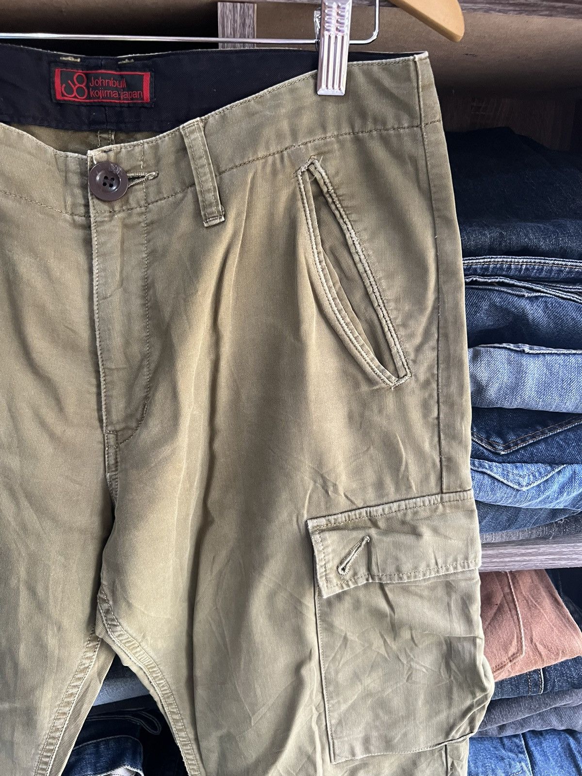 Johnbull 🔥Vintage Johnbull Kojima Japan 6 Pockets Cargo Pant Size US 32 / EU 48 - 8 Thumbnail