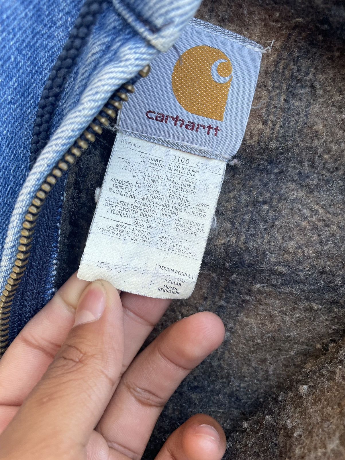 Carhartt CARHARTT DUCK ACTIVE DENIM Size US M / EU 48-50 / 2 - 3 Thumbnail