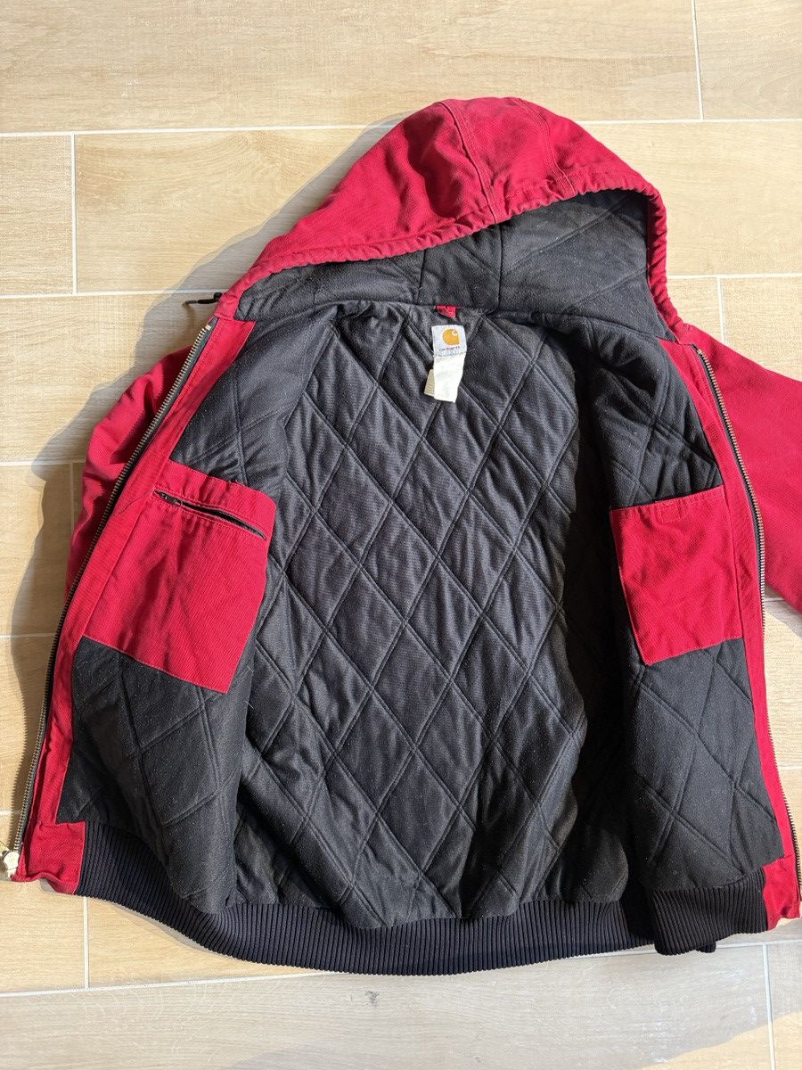 Carhartt × Vintage Carhartt Men’s Red Hooded Work Jacket Size US XL / EU 56 / 4 - 8 Thumbnail