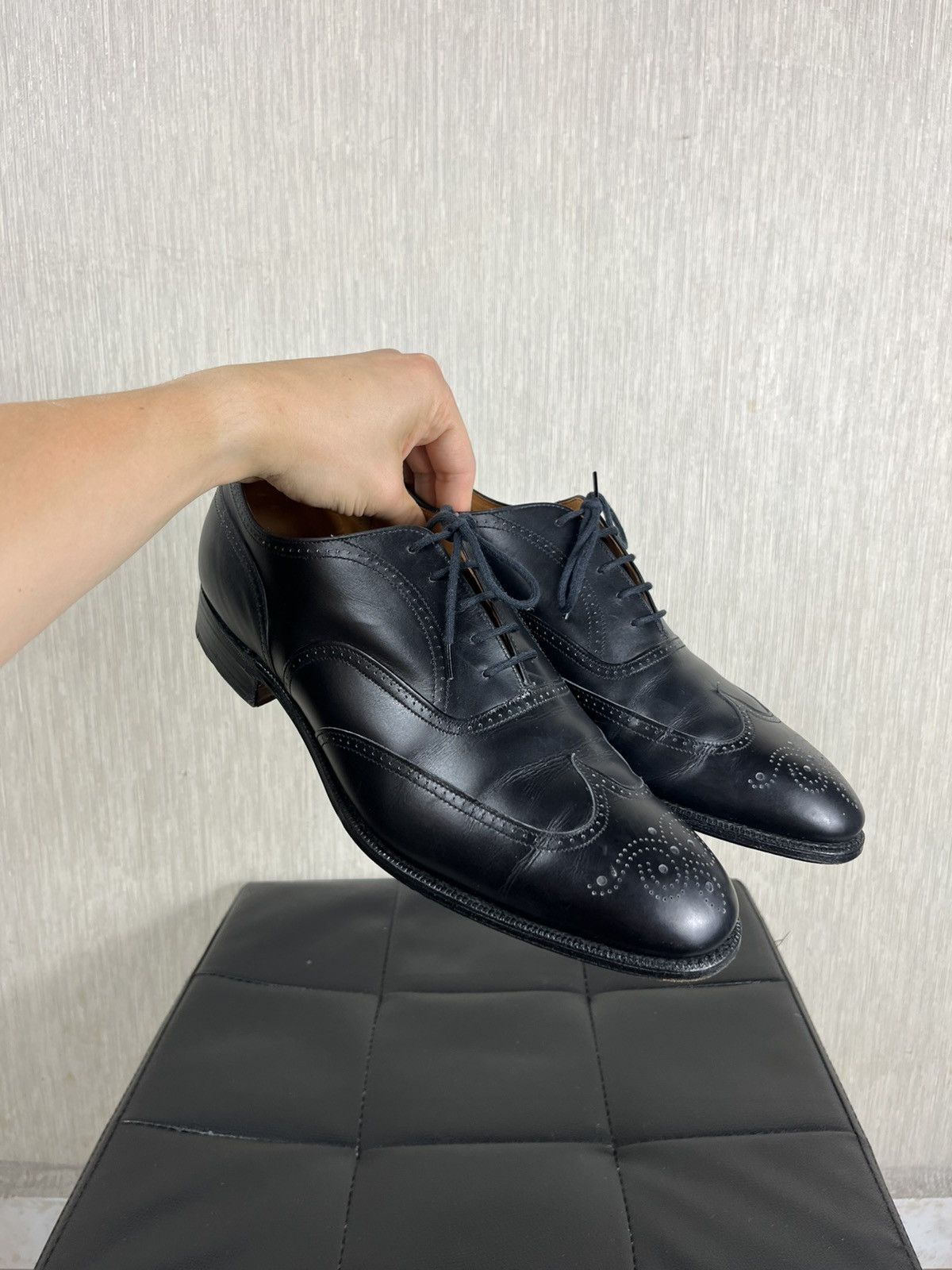 Church's × Vintage Vintage Church’s oxford brogues bordeaux leather shoes Size US 11.5 / EU 44-45 - 25 Thumbnail