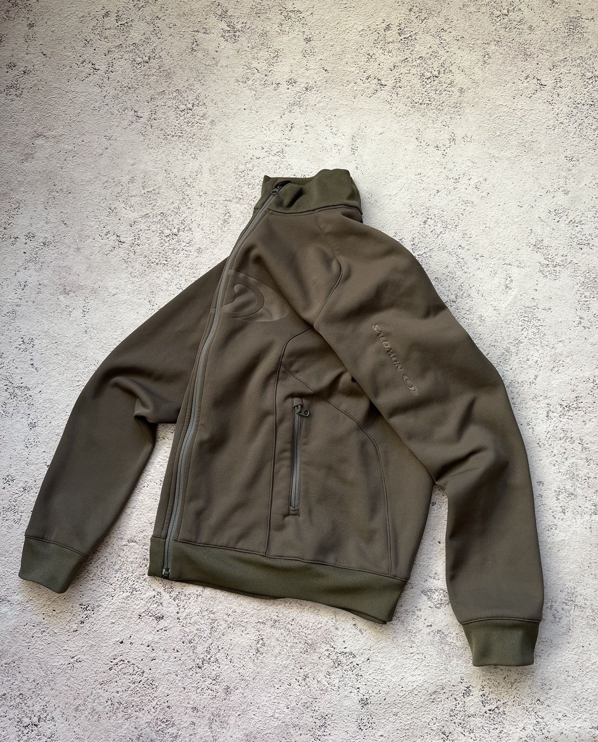 Salomon × Vintage Salomon Softshell Full Zip Jacket Gorpcore Size US S / EU 44-46 / 1 - 1 Thumbnail