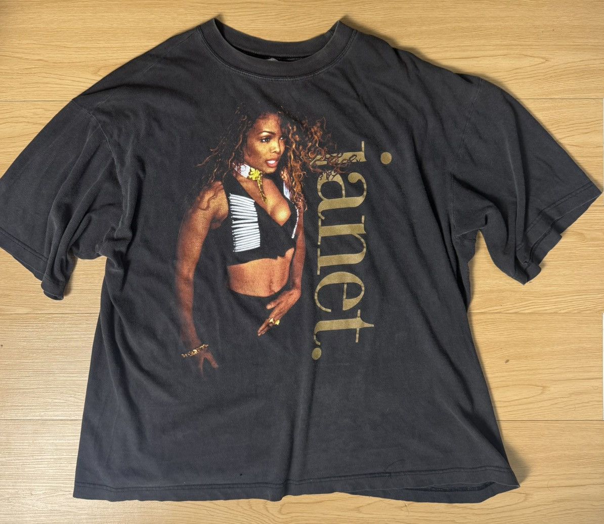Vintage Vintage Janet Jackson 1994 tee Size US XL / EU 56 / 4 - 1 Thumbnail
