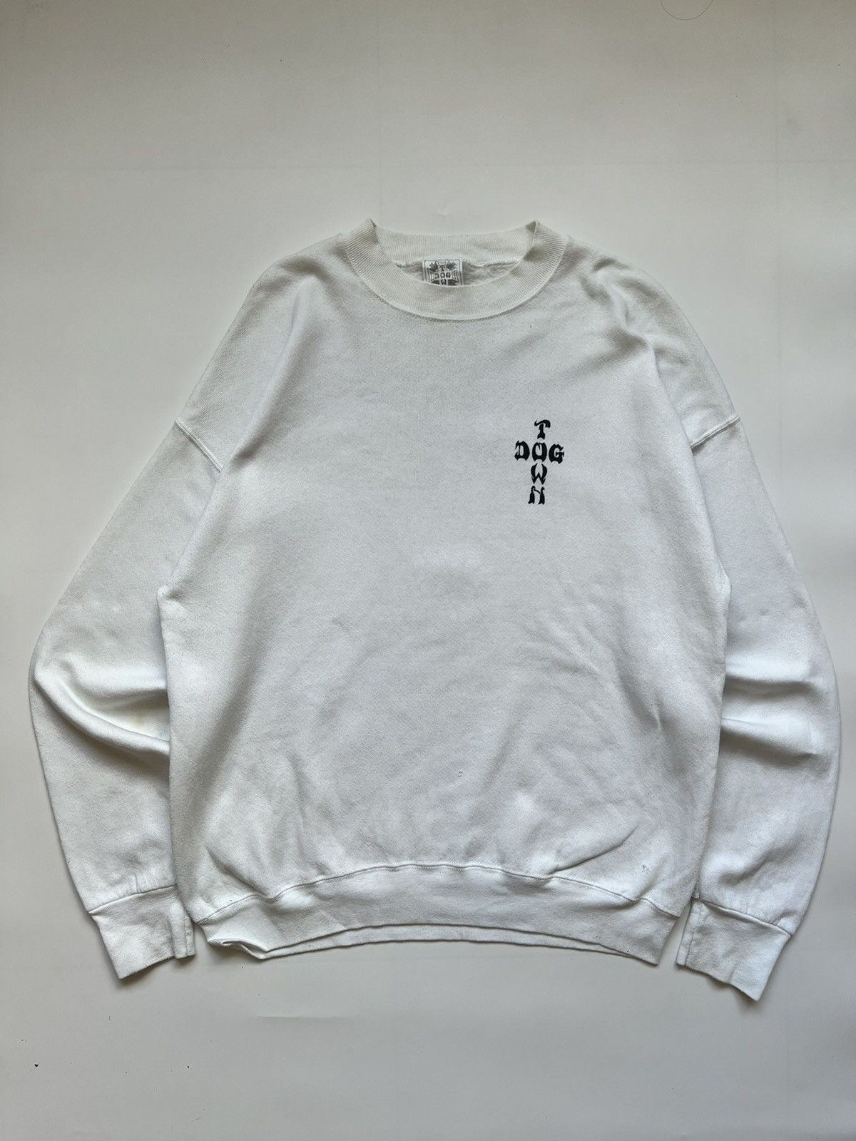 Dogtown × Vintage 1990's Dogtown Skateboard Can You Survive Sweatshirt Size US L / EU 52-54 / 3 - 3 Thumbnail