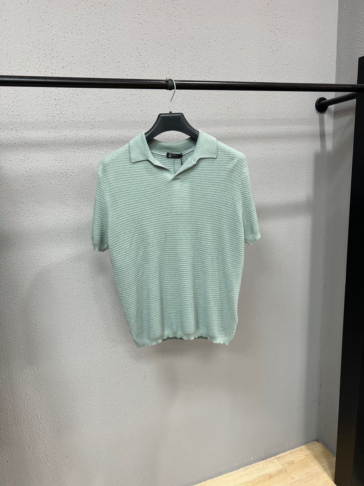 Colombo Colombo Seagull Collar Honeycomb Mesh Knit Tee Size US M / EU 48-50 / 2 - 1 Thumbnail